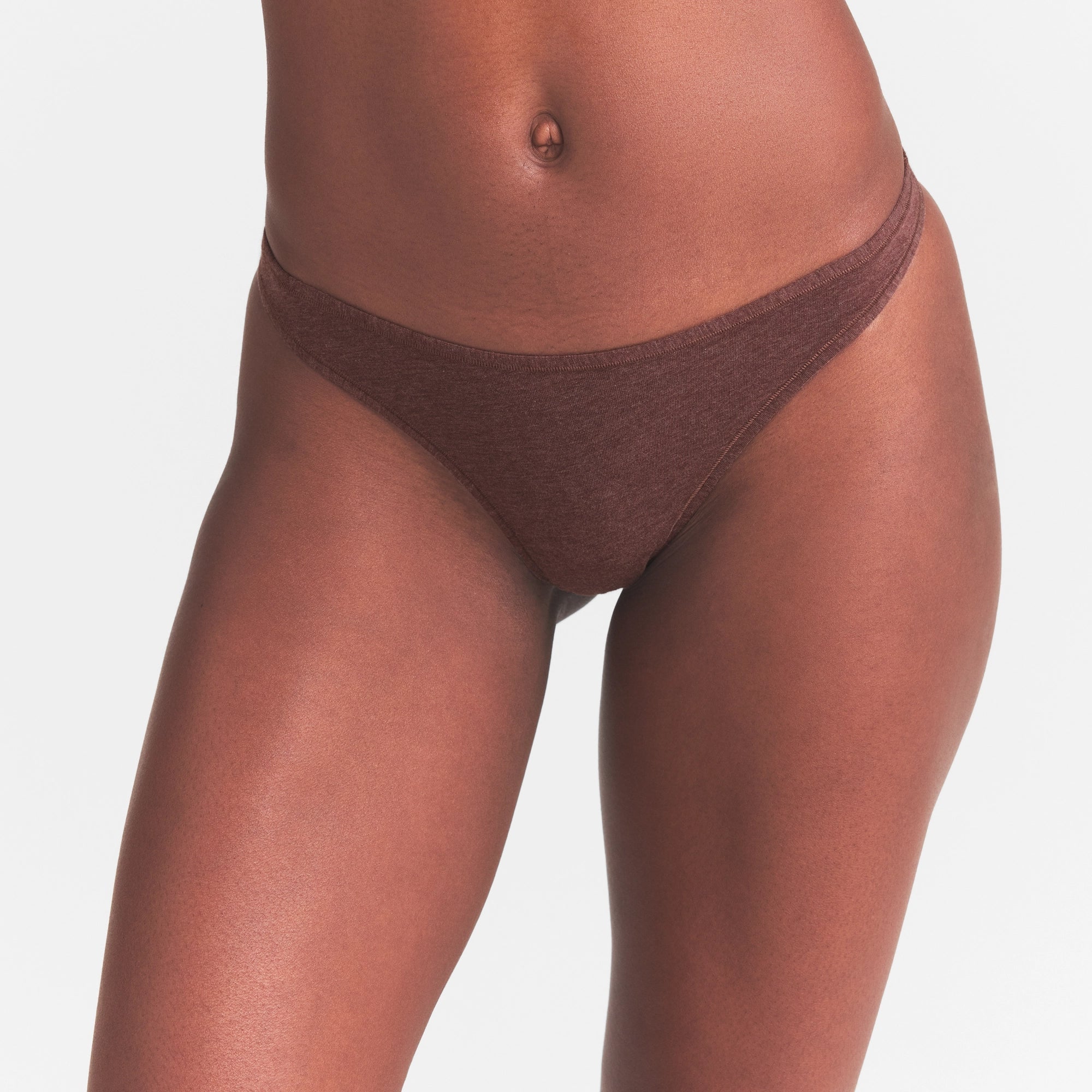 SKIMS EVERYDAY COTTON THONG | COCOA HEATHER - Sneaker Türkiye
