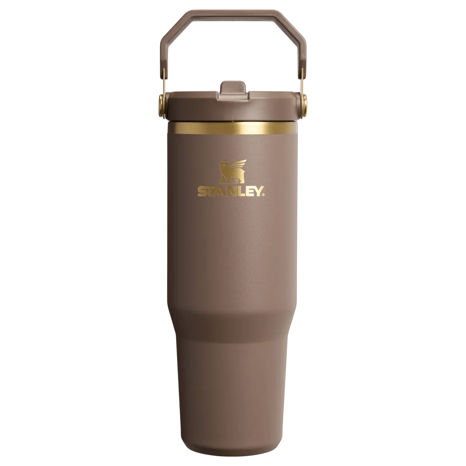 Stanley The Iceflow Flip Straw Termos 0.8L – Espresso Gold - Sneaker Türkiye