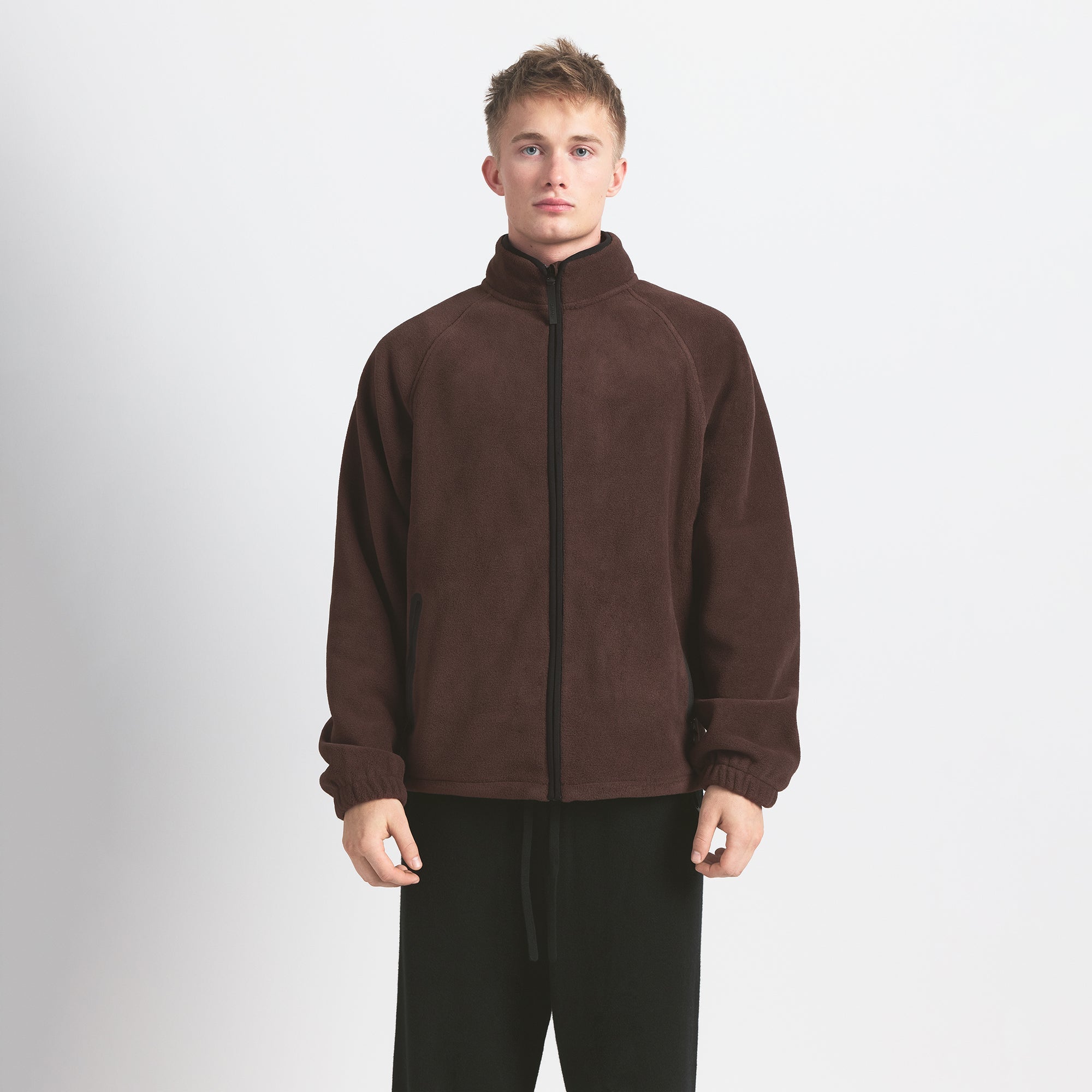SKIMS ARCTIC FLEECE MENS ZIP UP JACKET | ESPRESSO - Sneaker Türkiye
