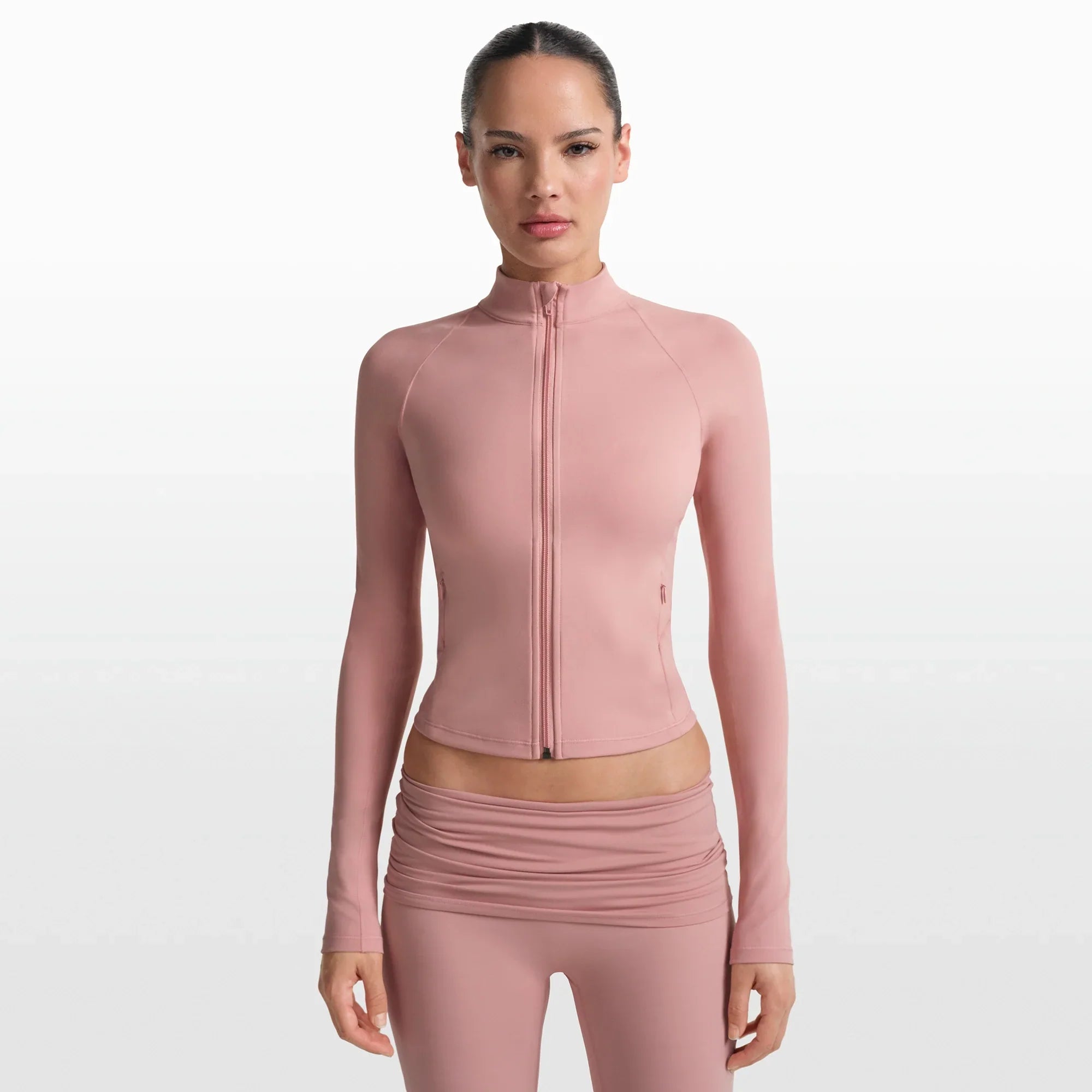 NikeSKIMS MATTE MOCK NECK FULL ZIP JACKET | HIMALAYAN - Sneaker Türkiye