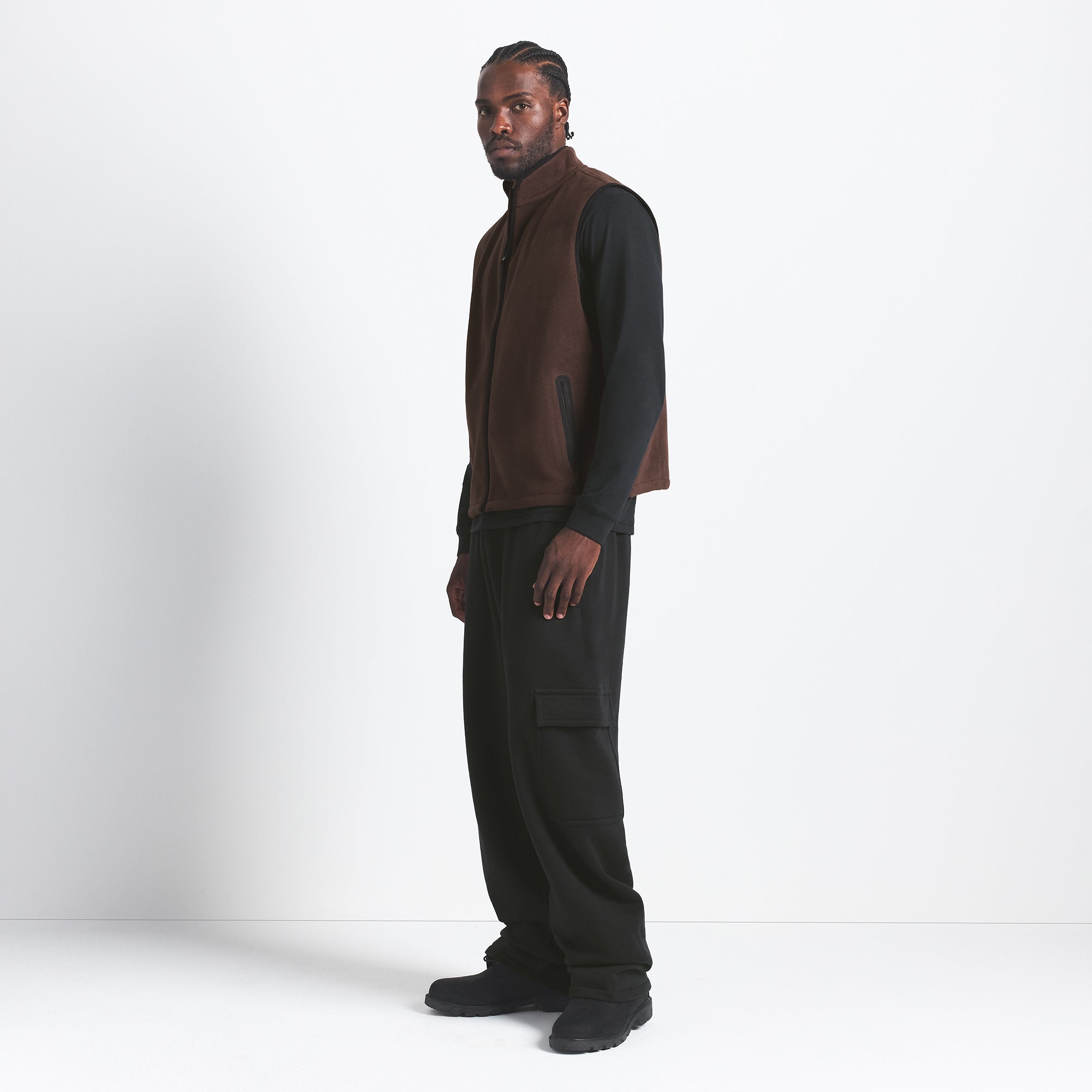 SKIMS ARCTIC FLEECE MENS VEST | ESPRESSO - Sneaker Türkiye