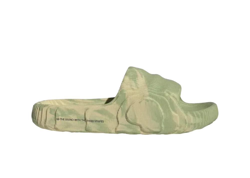 adidas Adilette 22 Slides Magic Lime St Desert Sand - Sneaker Türkiye
