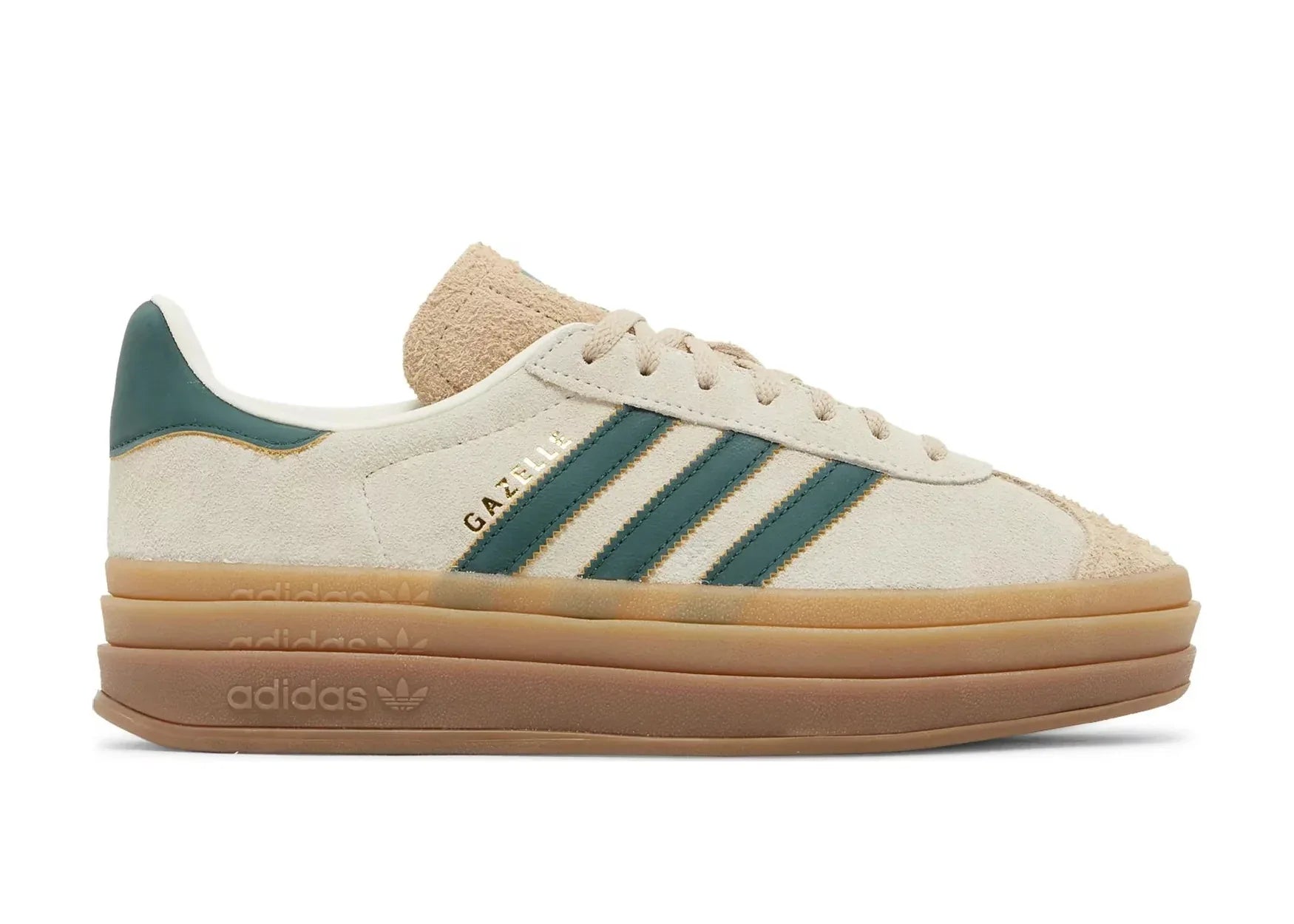 adidas Gazelle Bold Magic Beige Collegiate Green (W) - Sneaker Türkiye