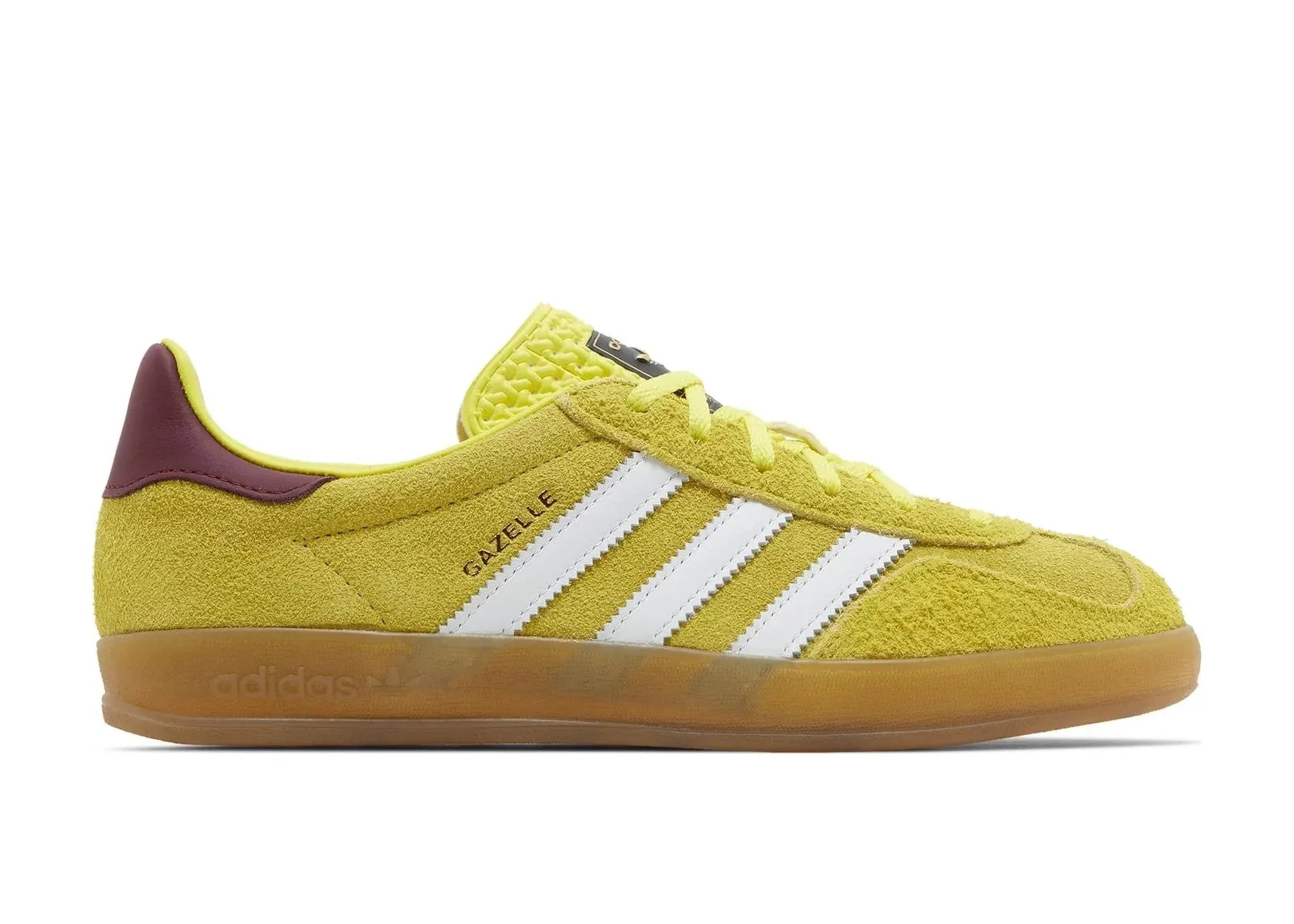 adidas Gazelle Indoor Bright Yellow Collegiate Burgundy (W) - Sneaker Türkiye