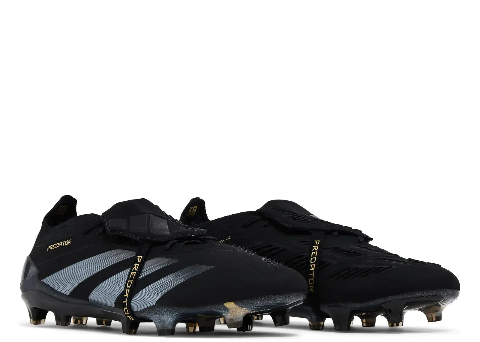 adidas Predator Elite Foldover Tongue FG Core Black Carbon Gold Metallic - Sneaker Türkiye