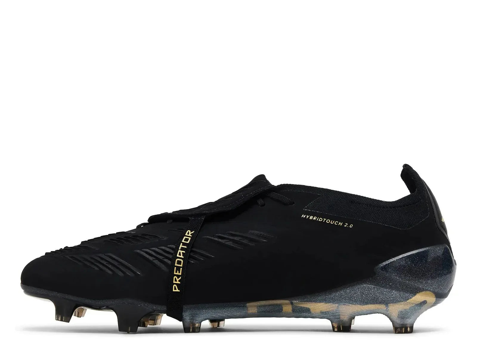 adidas Predator Elite Foldover Tongue FG Core Black Carbon Gold Metallic - Sneaker Türkiye