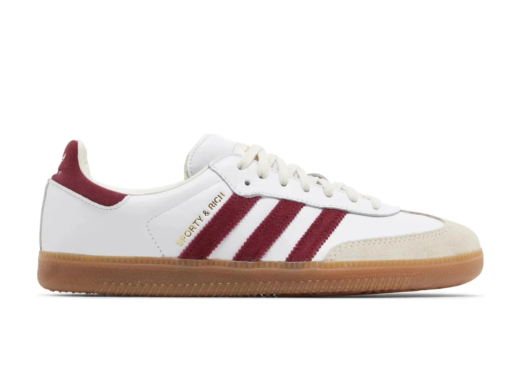 adidas Samba Sporty Rich White Collegiate Burgundy - Sneaker Türkiye
