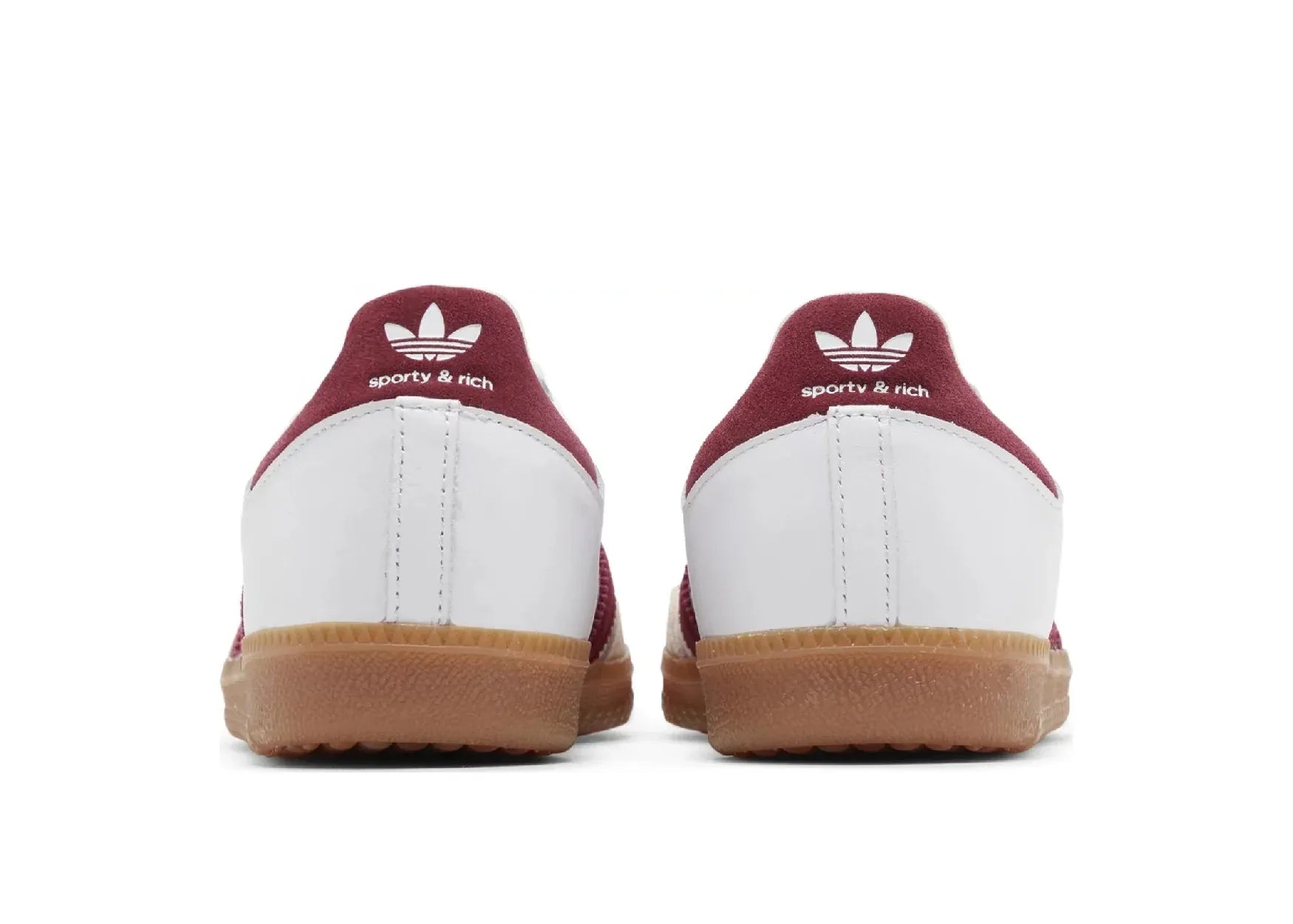 adidas Samba Sporty Rich White Collegiate Burgundy - Sneaker Türkiye