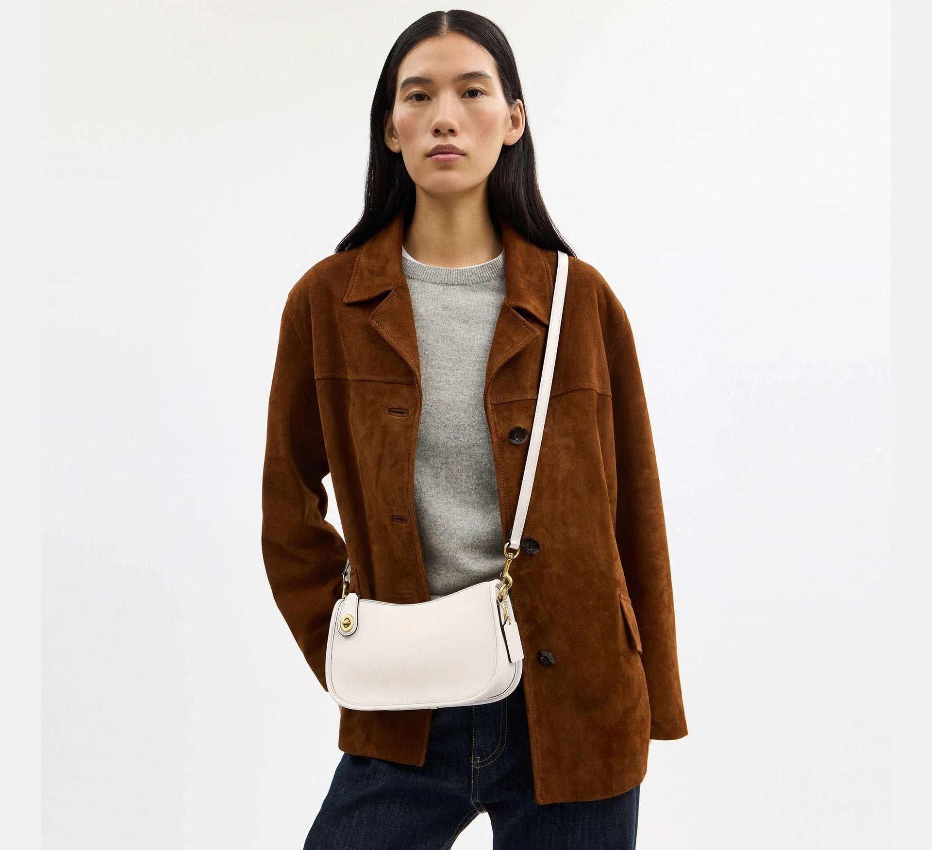 Coach Swinger Bag – Brass/Chalk - Sneaker Türkiye