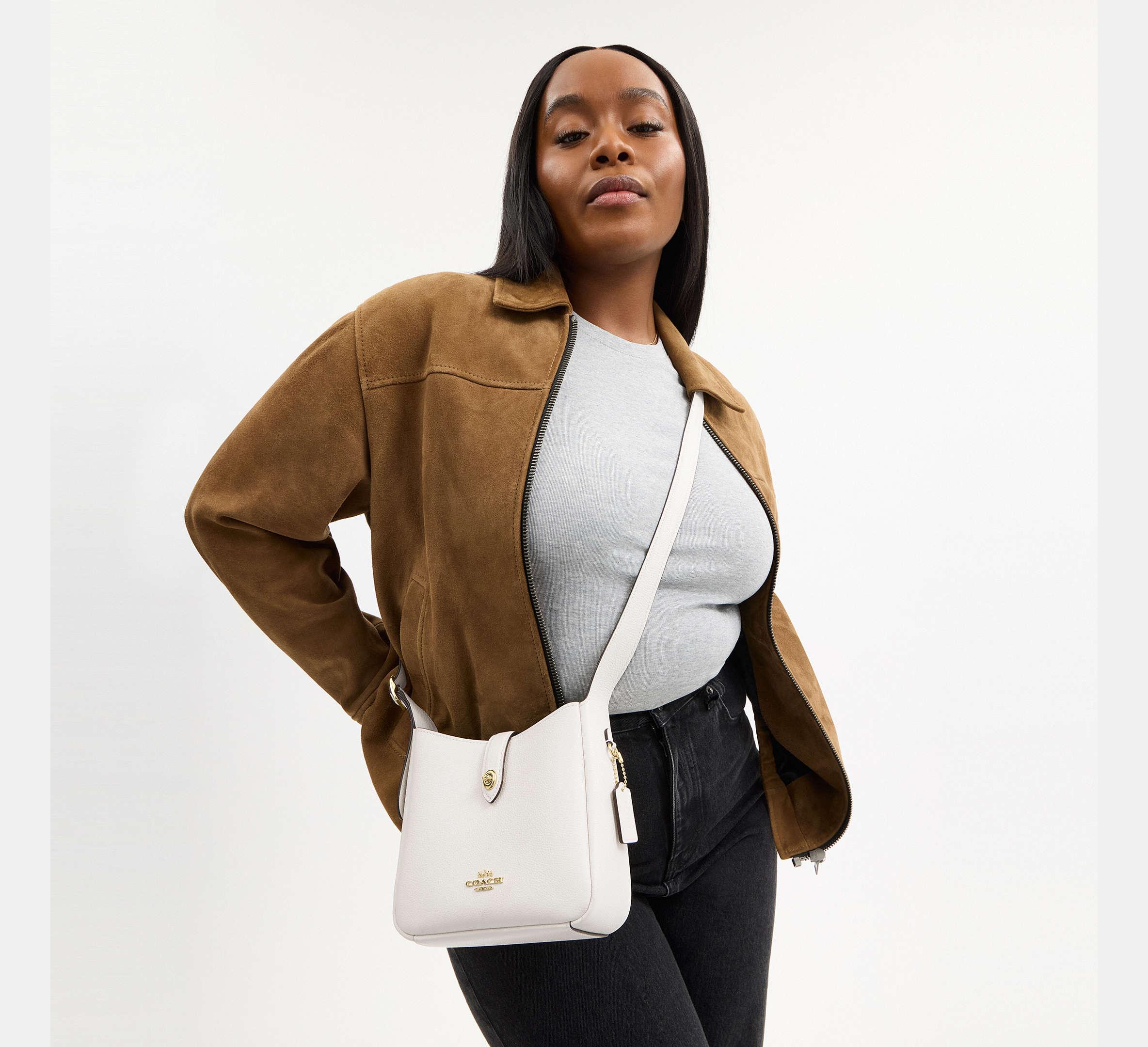 Coach Hadley Mini Crossbody Bag – Gold/Chalk - Sneaker Türkiye
