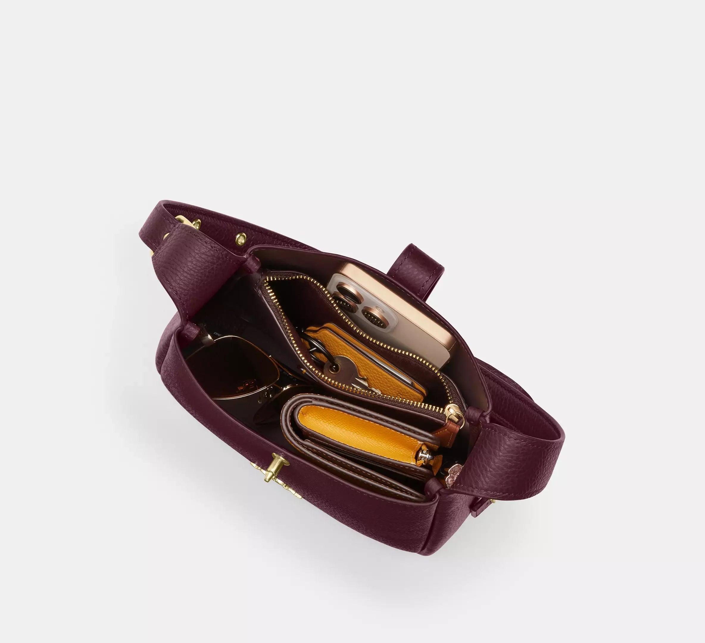 Coach Hadley Mini Crossbody Bag – Gold - Sneaker Türkiye