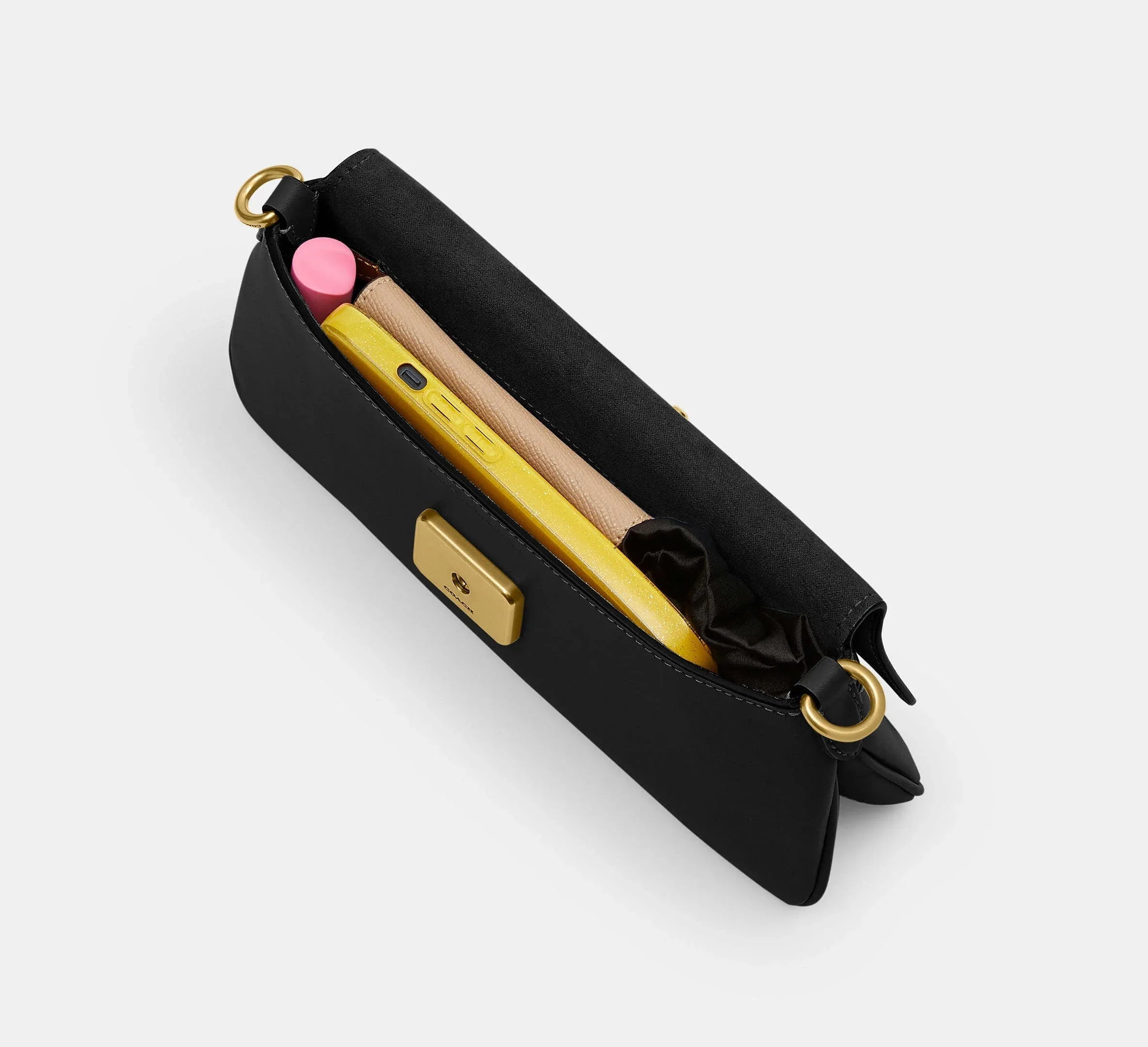 Coach Jet Shoulder Bag – Brass/Black - Sneaker Türkiye