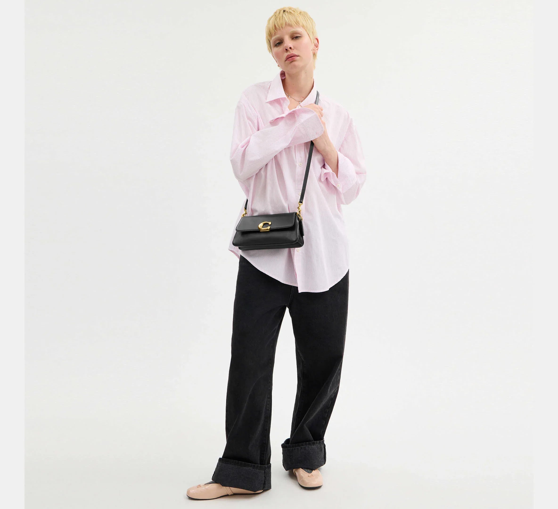 Coach Jet Shoulder Bag – Brass/Black - Sneaker Türkiye
