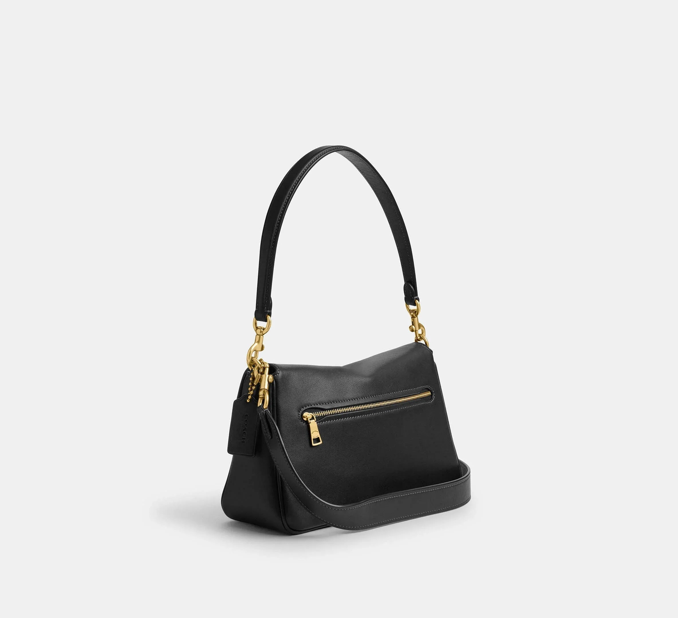 Coach Soft Tabby Shoulder Bag – Brass/Black - Sneaker Türkiye