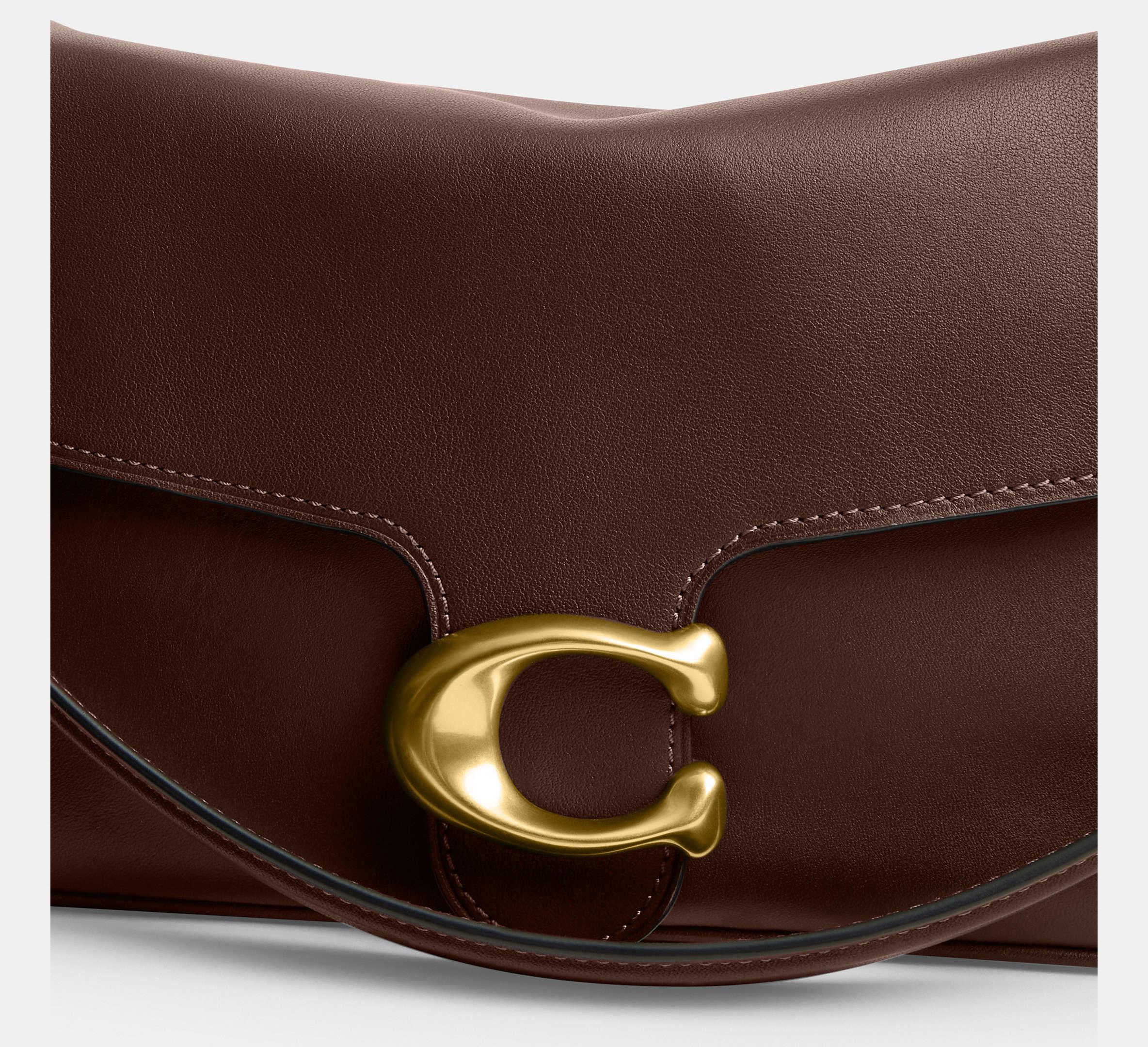 Coach Soft Tabby Shoulder Bag Brass Maple - Sneaker Türkiye