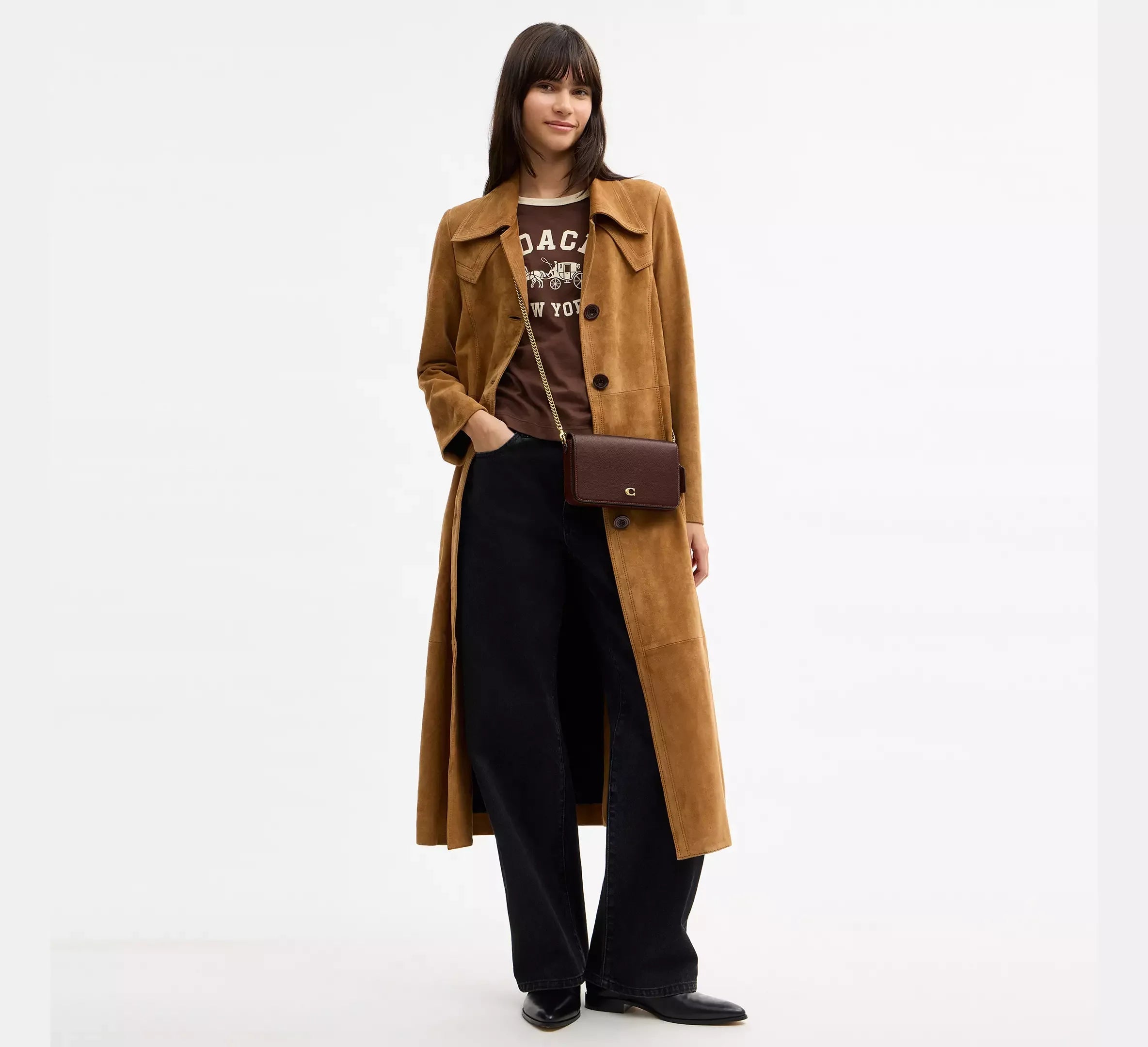 Coach Mila Crossbody Bag With Signature SEZON – Brass/Maple - Sneaker Türkiye