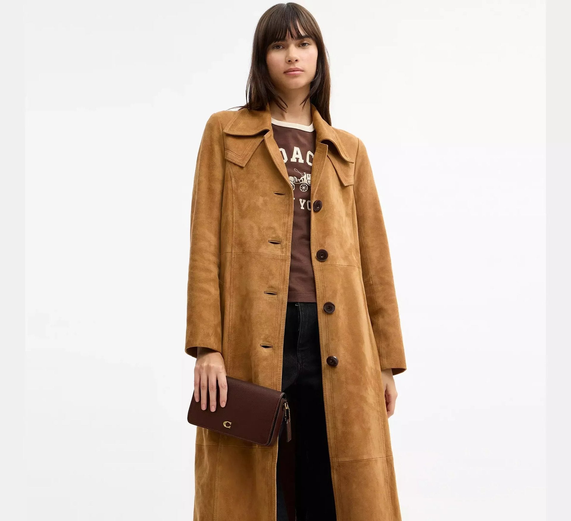 Coach Mila Crossbody Bag With Signature SEZON – Brass/Maple - Sneaker Türkiye