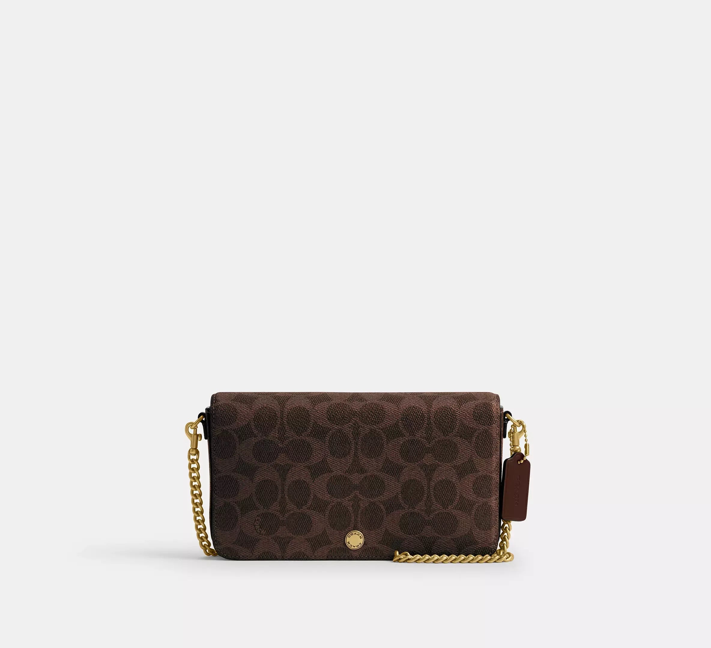 Coach Mila Crossbody Bag In Signature SEZON – Brass/Maple - Sneaker Türkiye