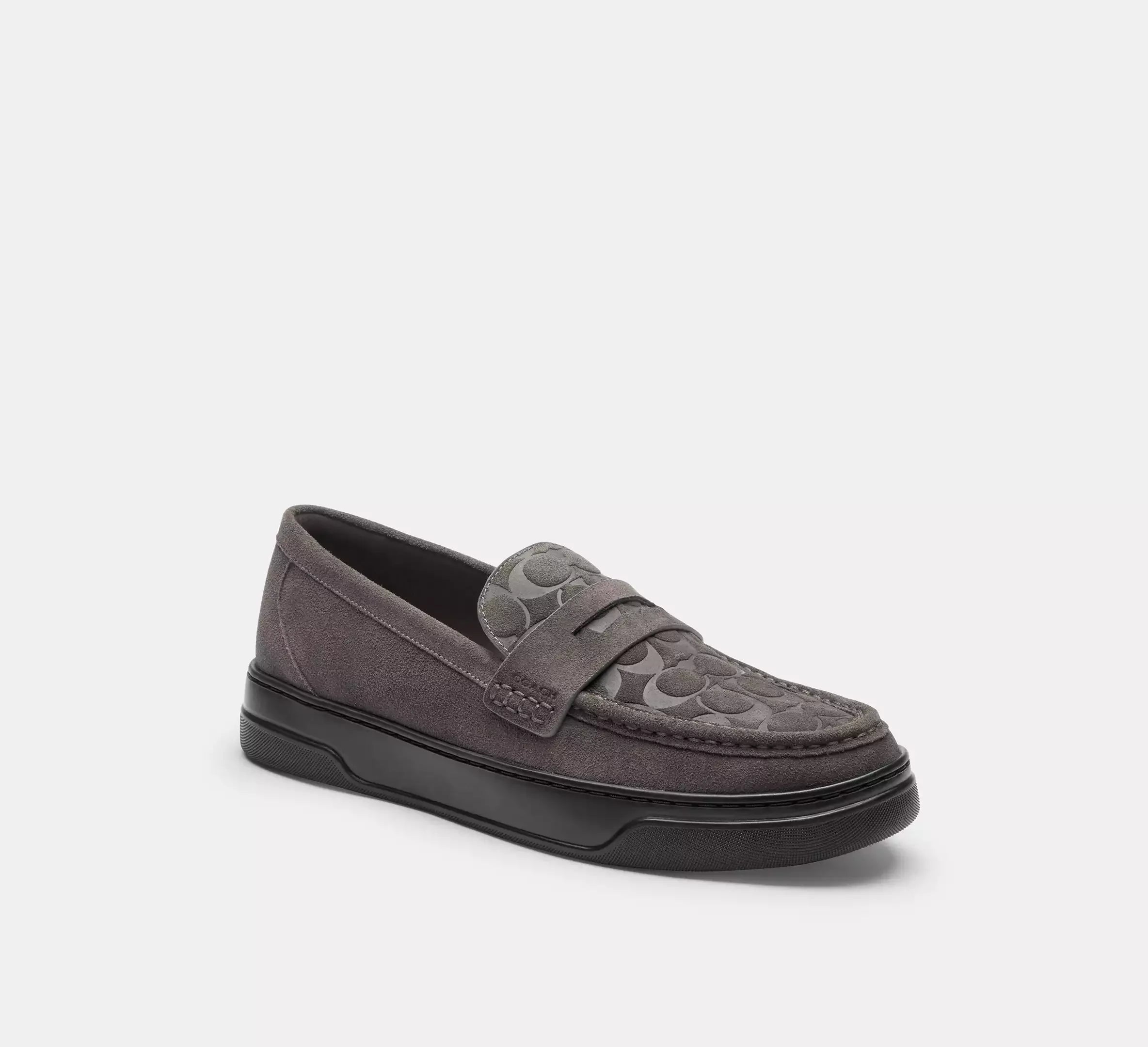 Coach Men’s Hybrid Loafer With Signature Print – Charcoal - Sneaker Türkiye