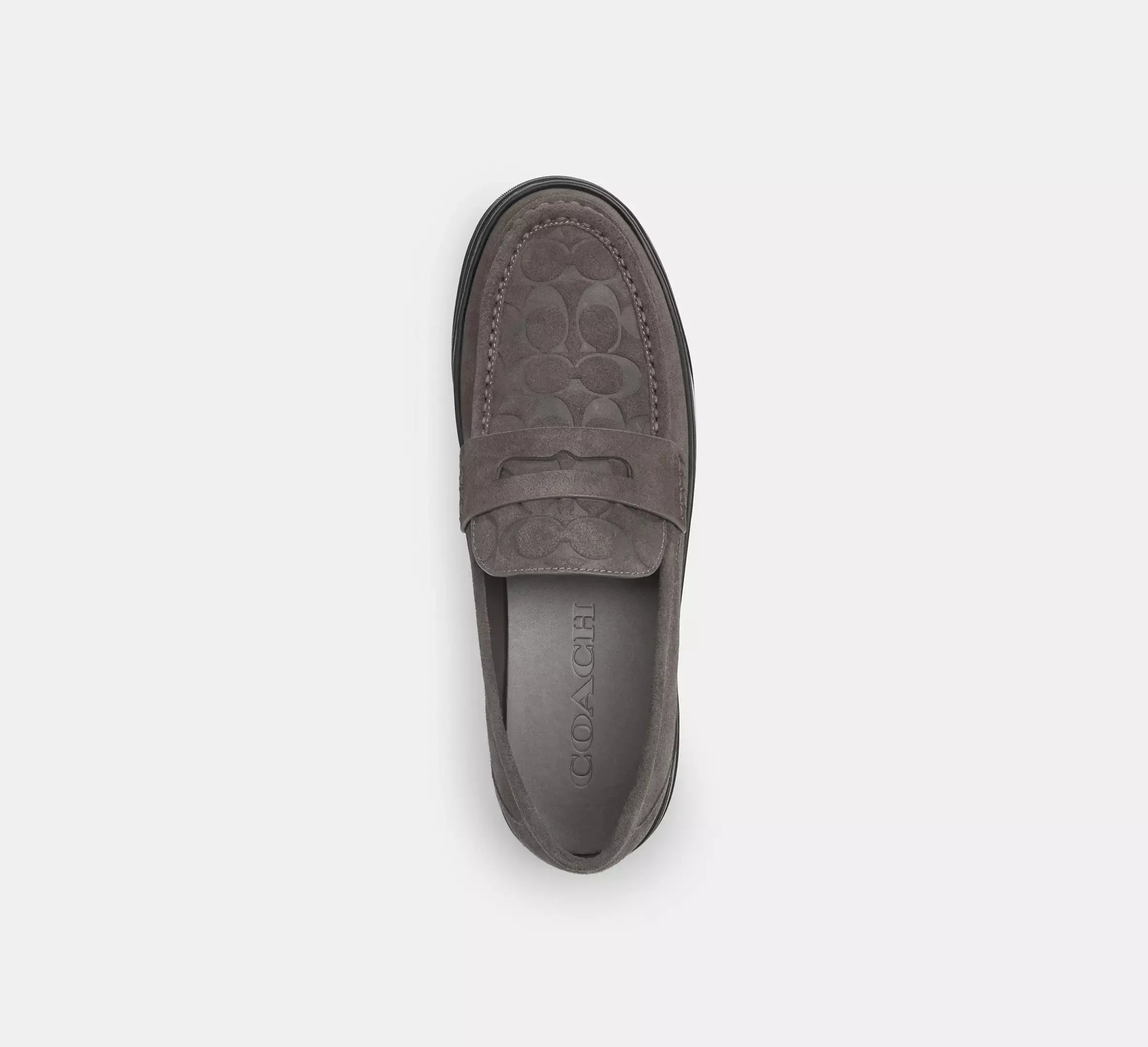 Coach Men’s Hybrid Loafer With Signature Print – Charcoal - Sneaker Türkiye