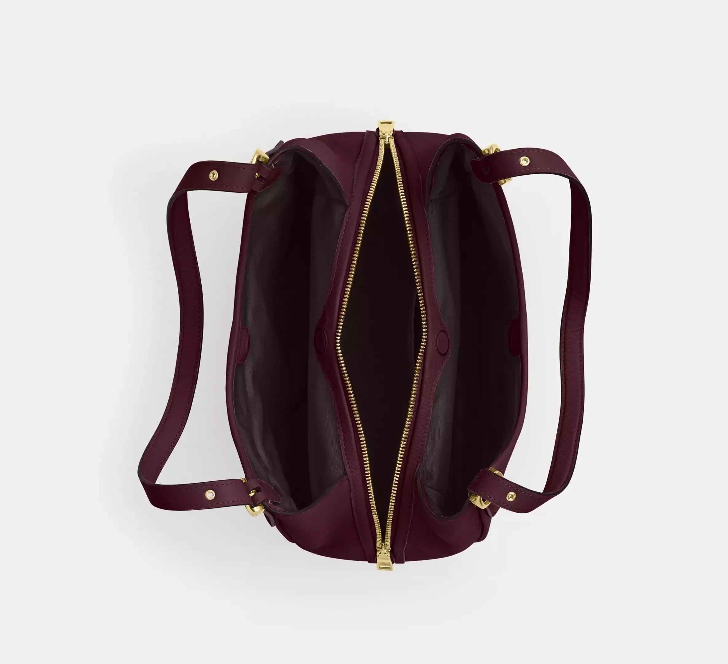 Coach Erin Shoulder Bag – Gold/Dark Wine - Sneaker Türkiye