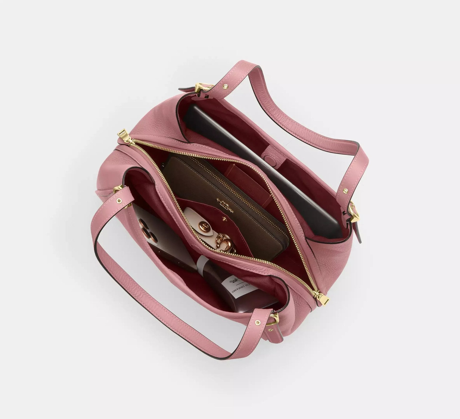 Coach Erin Shoulder Bag – Gold/Peony - Sneaker Türkiye