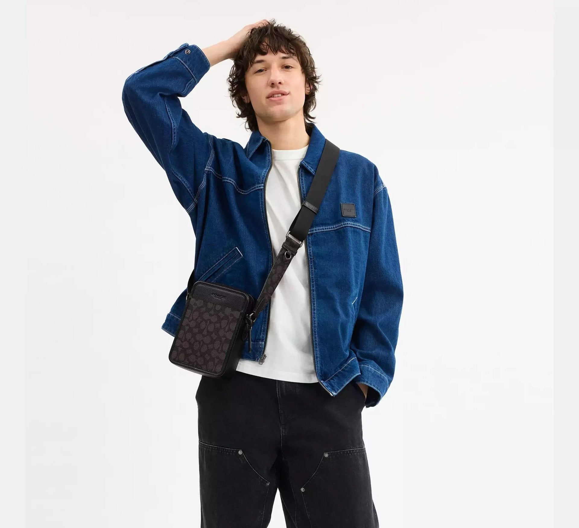 Coach Sullivan Crossbody Bag In Signature – Gunmetal/Walnut/Black - Sneaker Türkiye