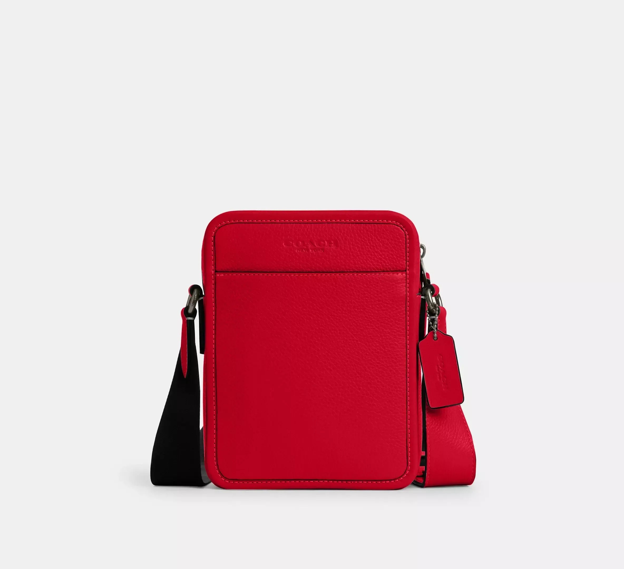 Coach Sullivan Crossbody Bag – Gunmetal/Bold Red - Sneaker Türkiye