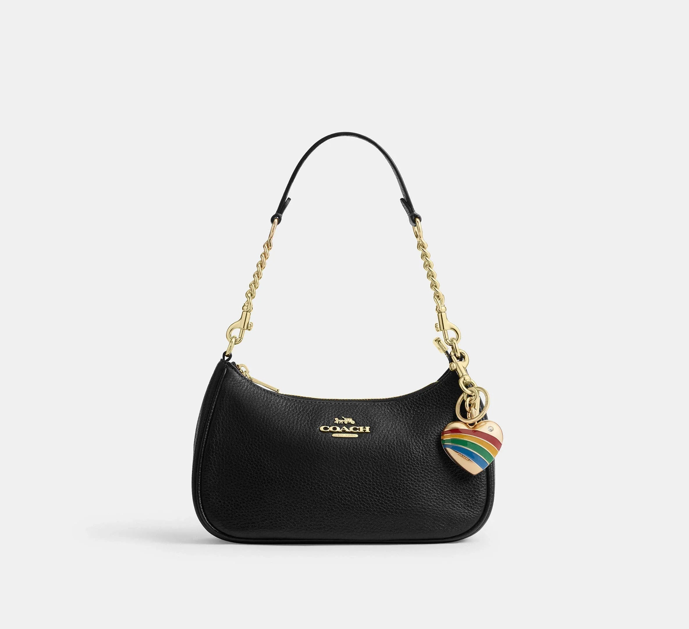 Coach Heart Bag Charm – Gold/Multi - Sneaker Türkiye