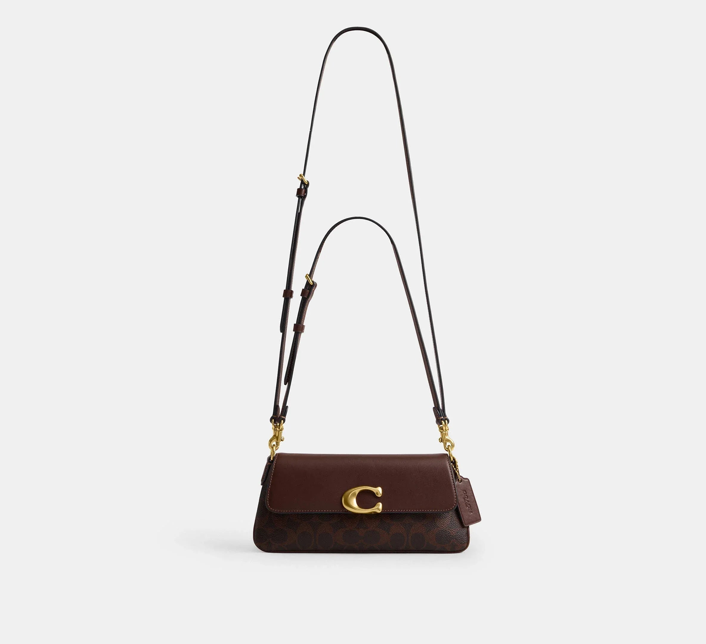 Coach Jet Shoulder Bag In Signature – Coated Canvas/Brass/Maple - Sneaker Türkiye