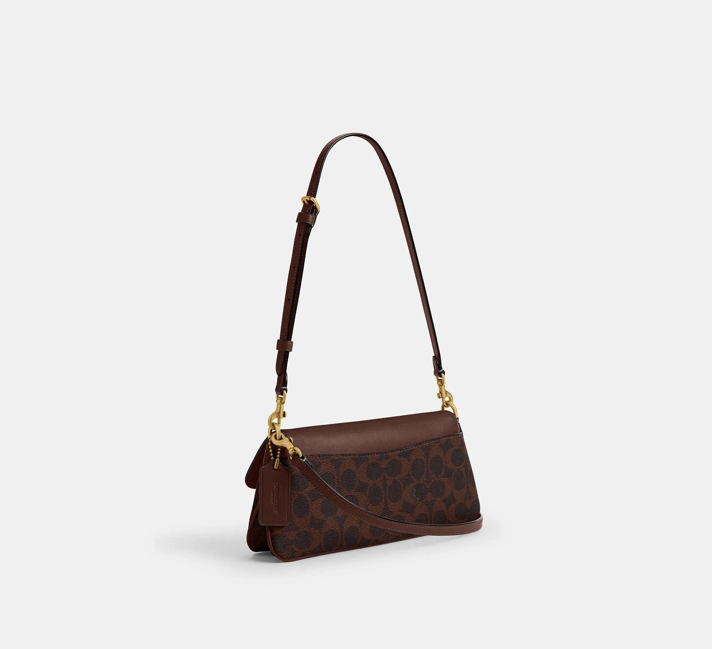 Coach Jet Shoulder Bag In Signature – Coated Canvas/Brass/Maple - Sneaker Türkiye