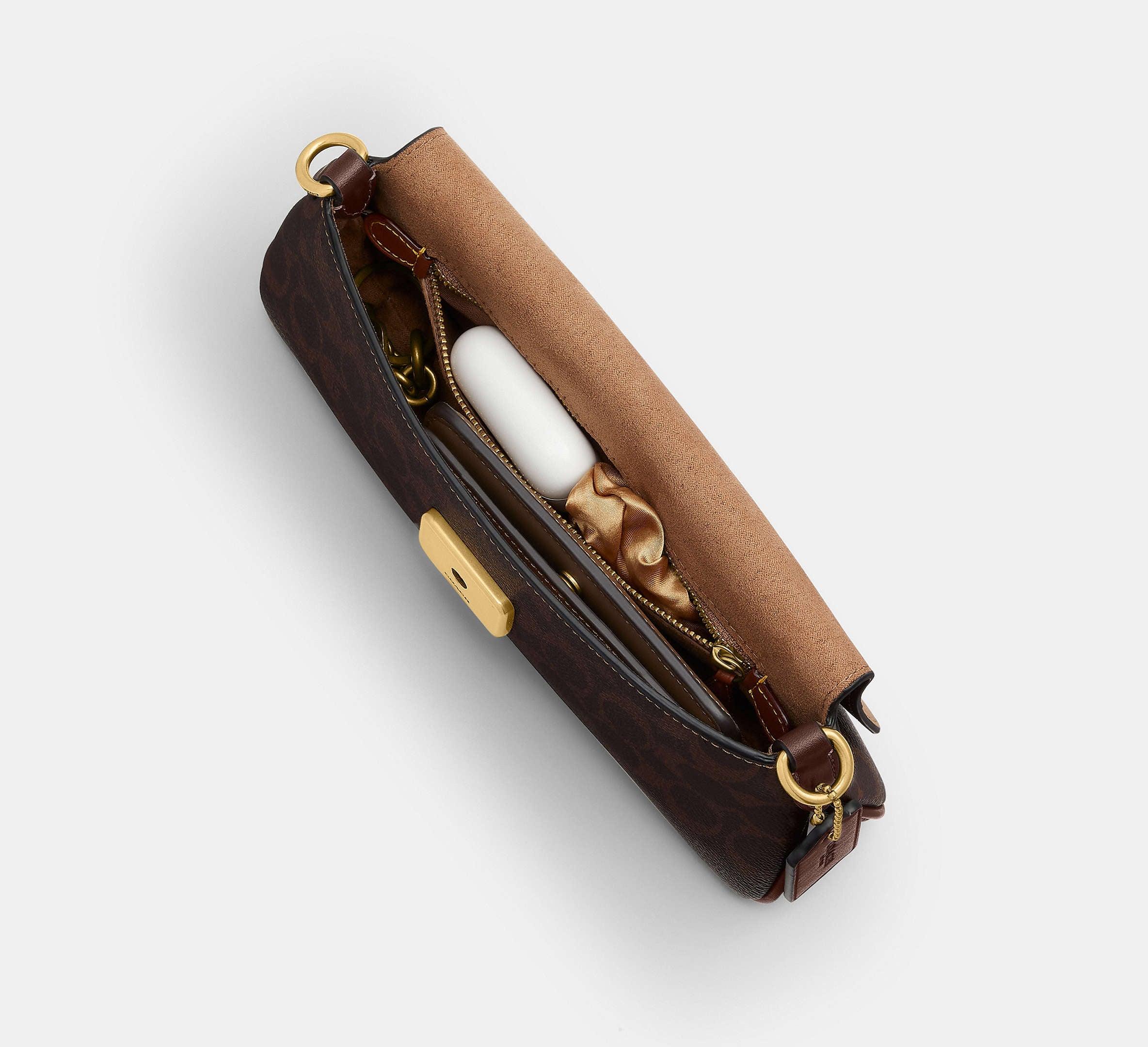 Coach Jet Shoulder Bag In Signature – Coated Canvas/Brass/Maple - Sneaker Türkiye