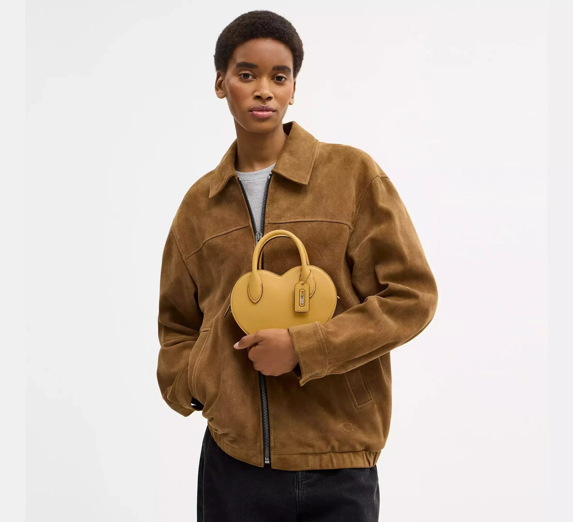 Coach Heart Bag – Brass/Honeycomb - Sneaker Türkiye