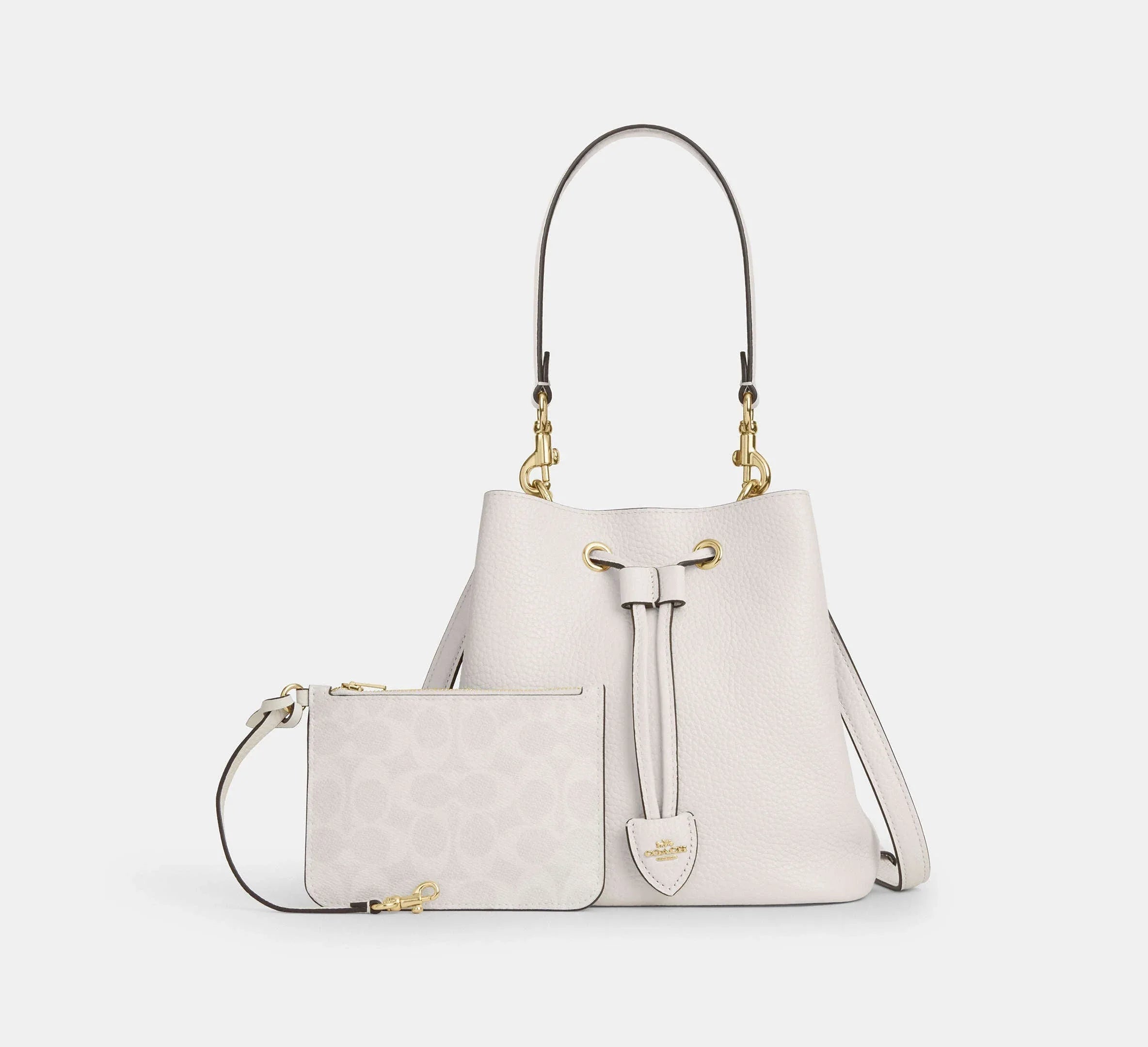 Coach Rowan Bucket Bag – Gold/Chalk - Sneaker Türkiye