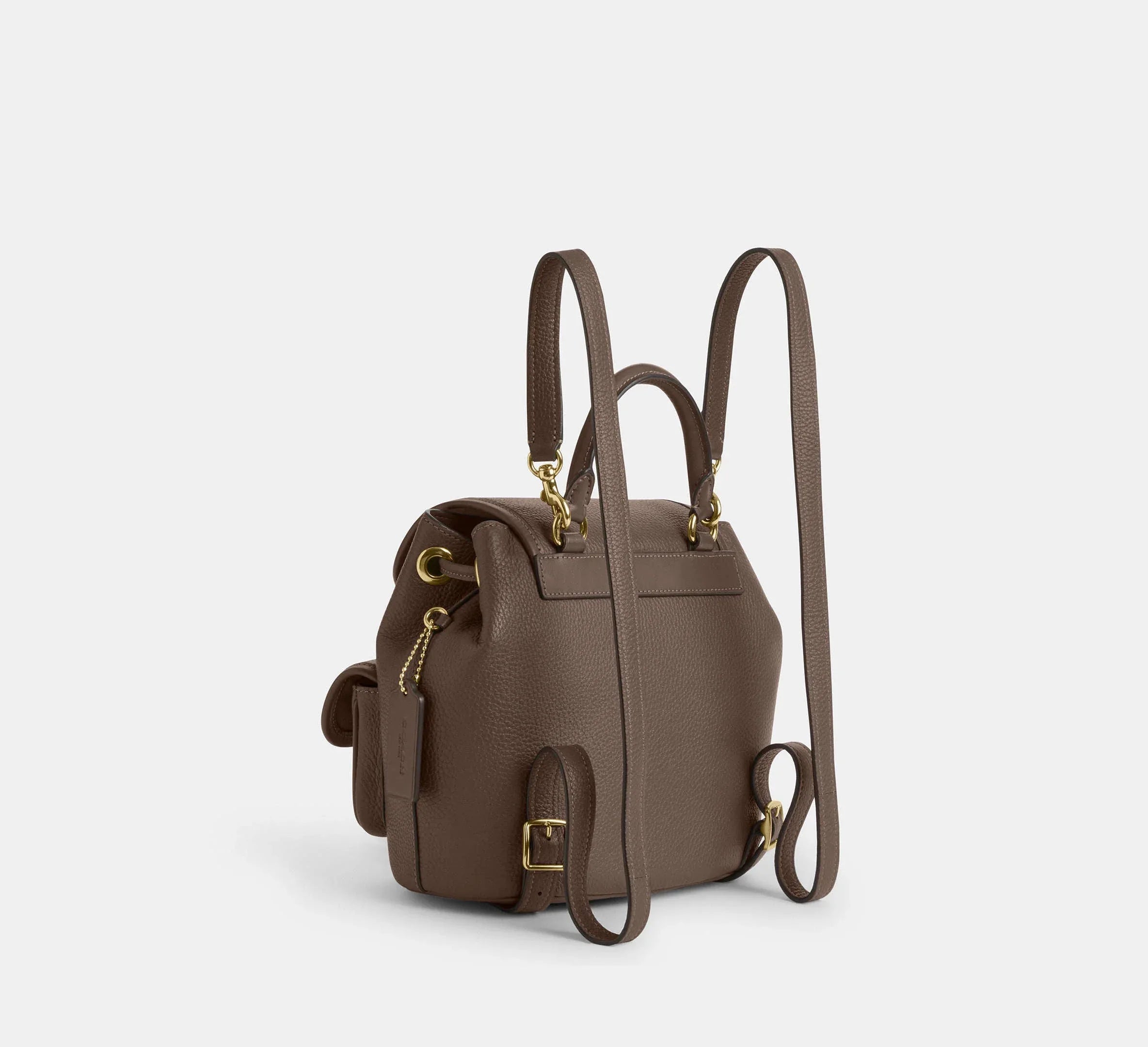 Coach Hadley Backpack – Gold/Dark Stone - Sneaker Türkiye