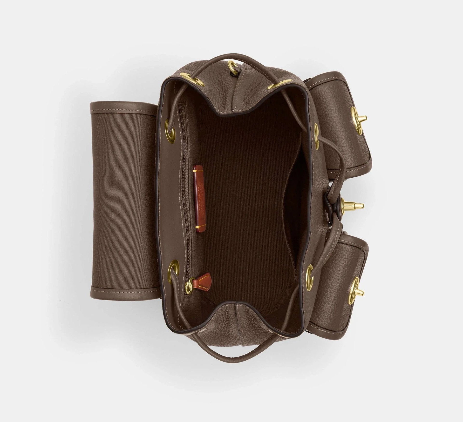 Coach Hadley Backpack – Gold/Dark Stone - Sneaker Türkiye