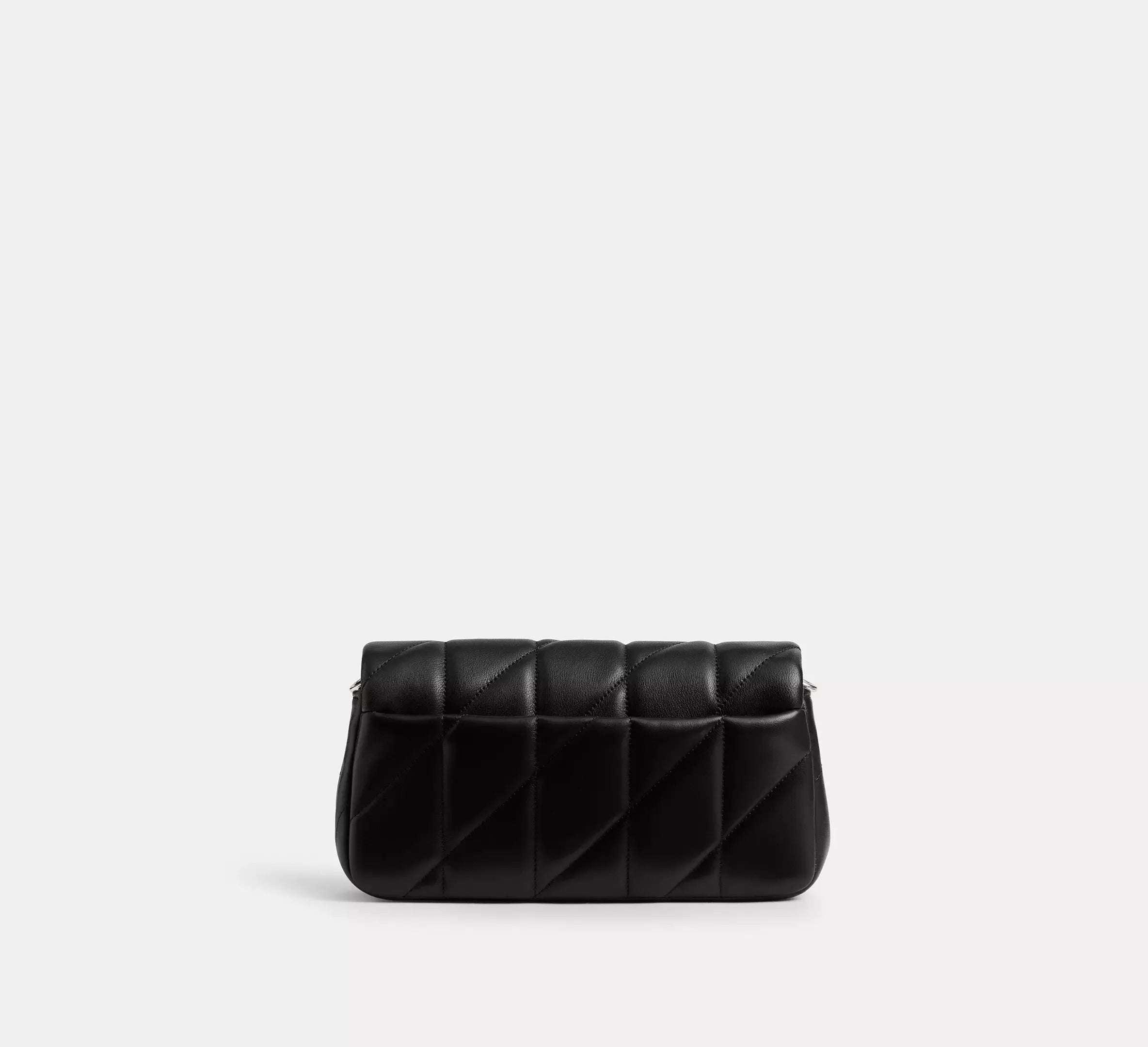 Coach Tabby Chain Crossbody Bag 19 With Quilting – Smooth Leather/Silver/Black - Sneaker Türkiye
