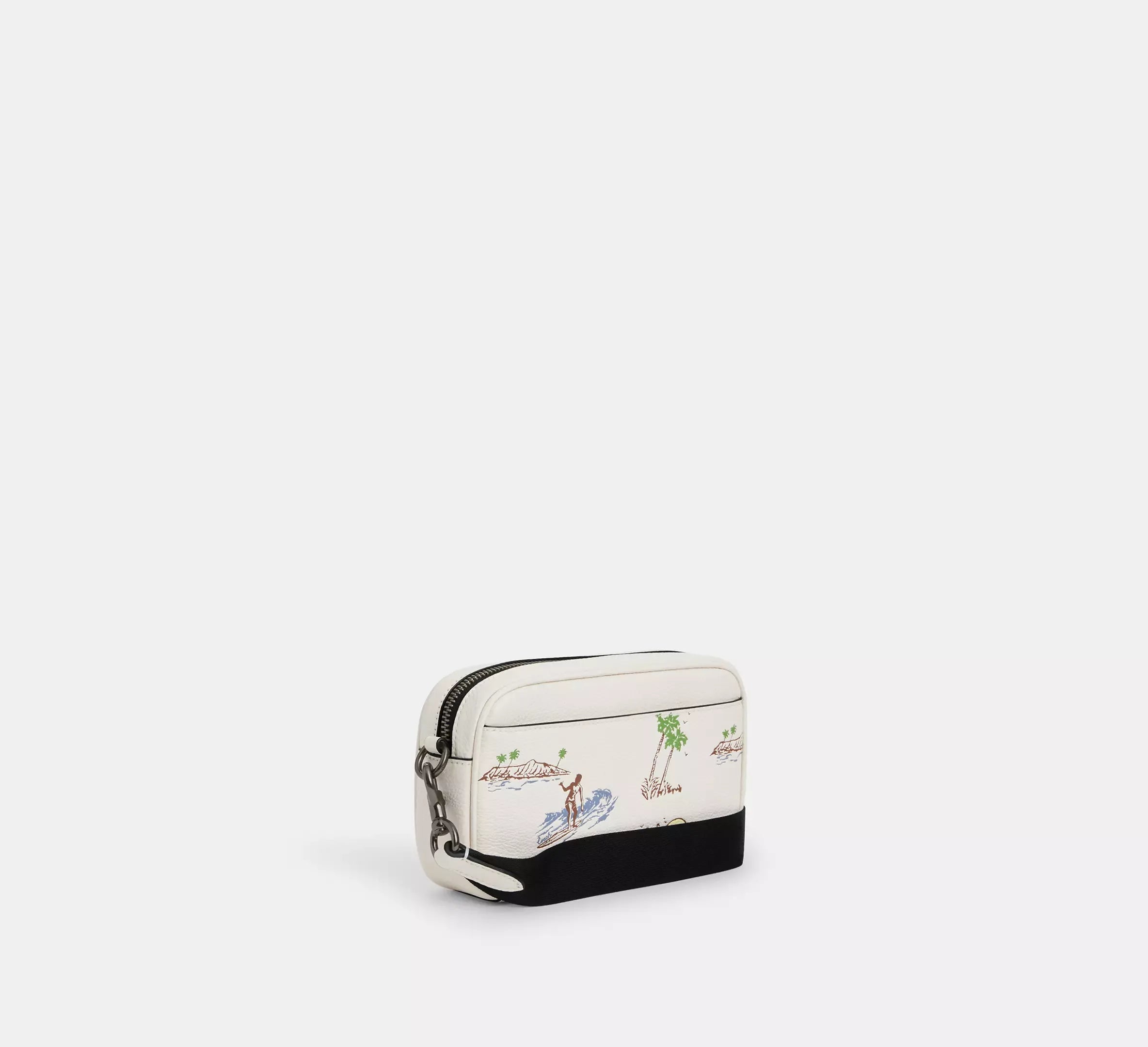 Coach Jayden Crossbody Bag With Surf Print – Gunmetal/Chalk Multi - Sneaker Türkiye