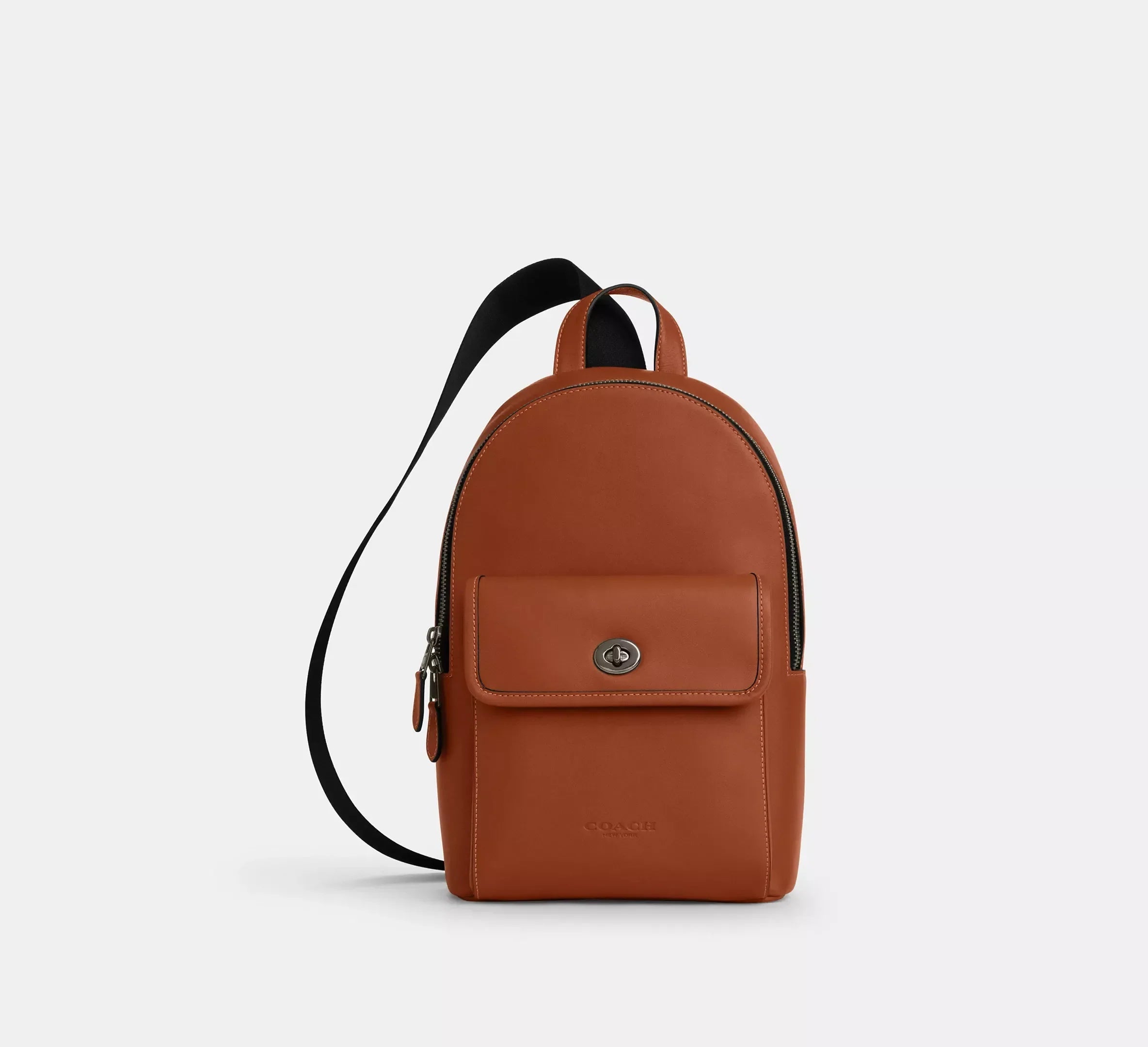 Coach Turnlock Sling Pack – Gunmetal/Tan - Sneaker Türkiye
