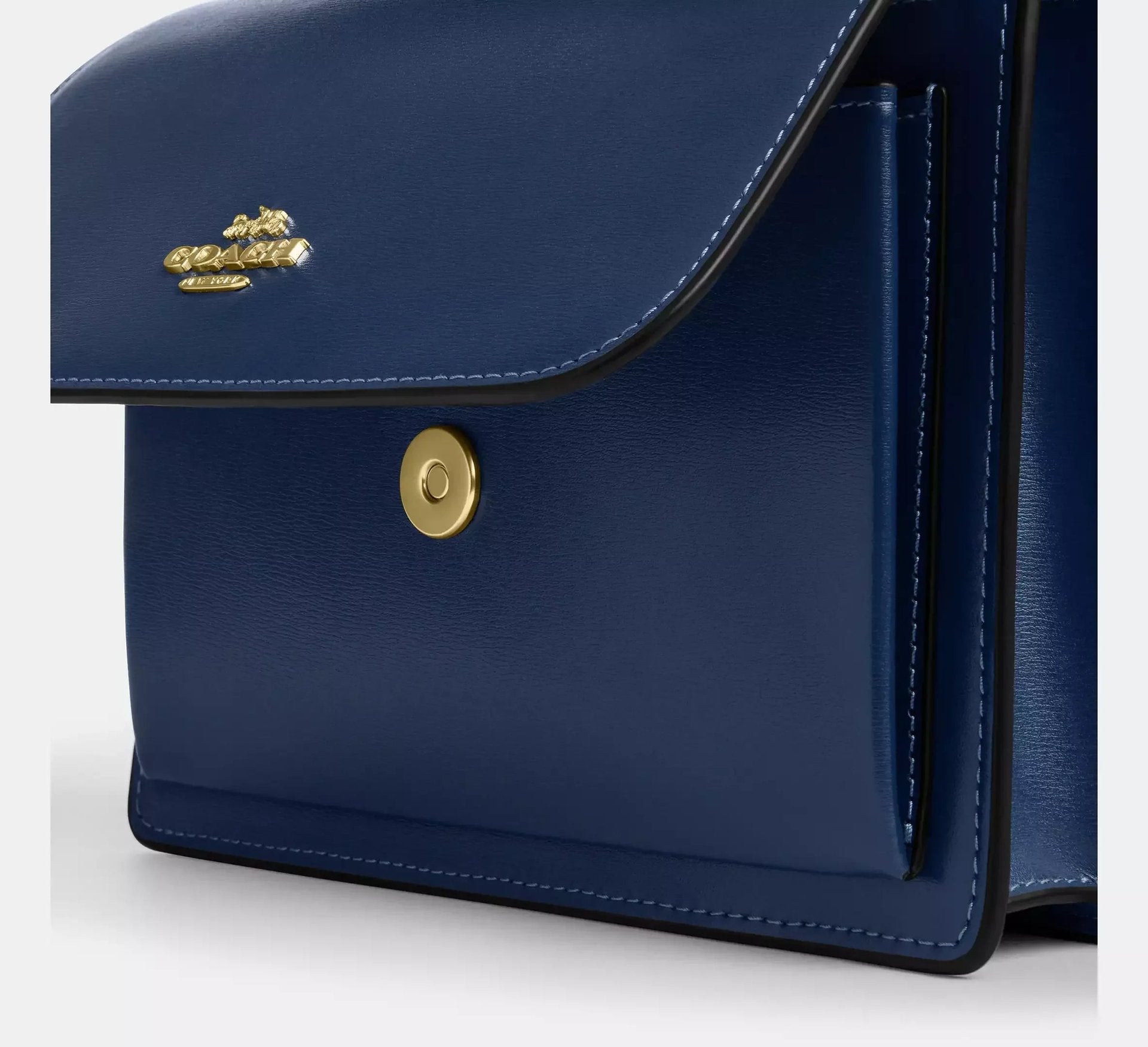 Coach Klare Crossbody Bag – Gold/Deep Blue - Sneaker Türkiye