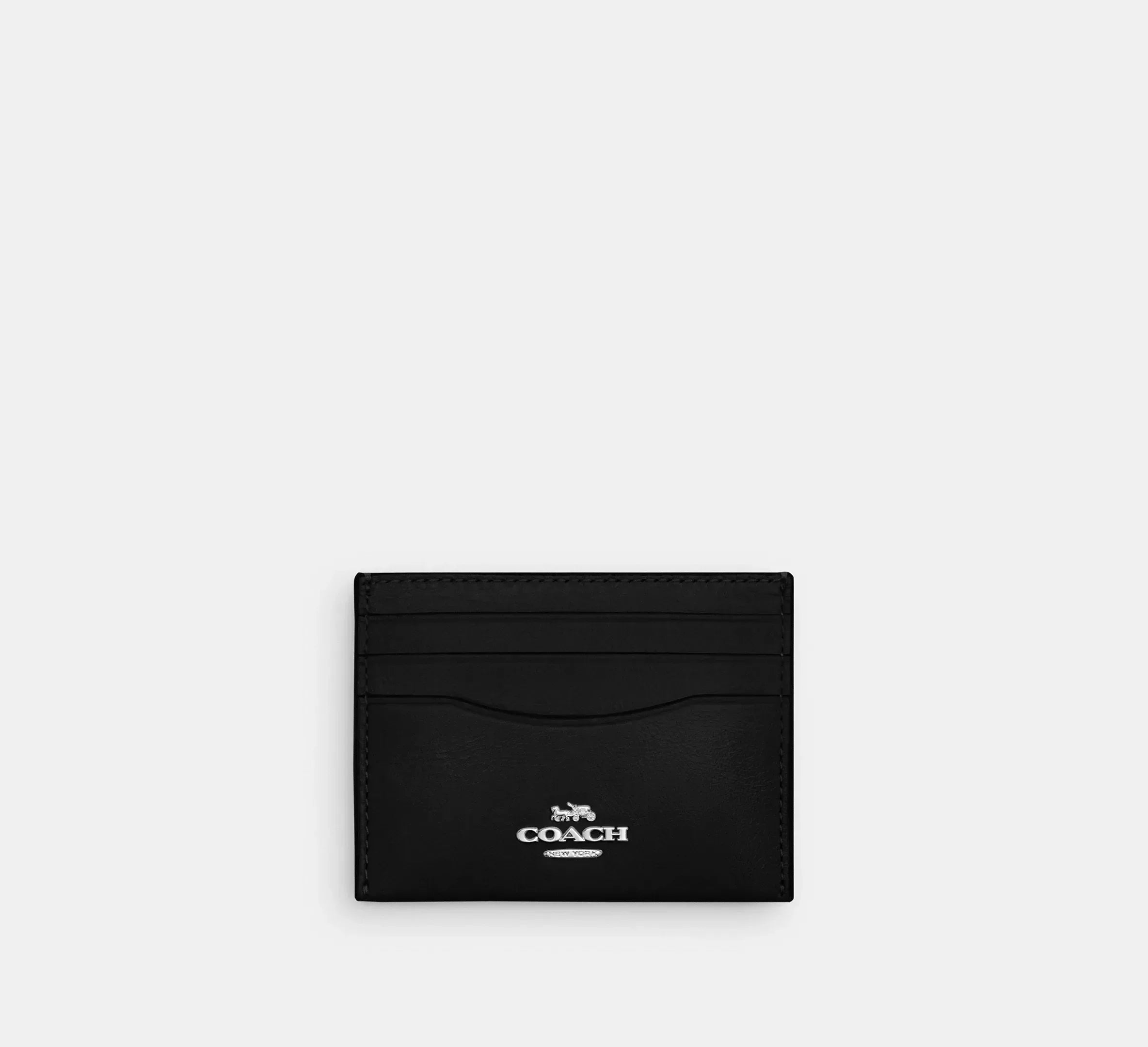 Coach Slim Id Card Case – Silver/Black - Sneaker Türkiye