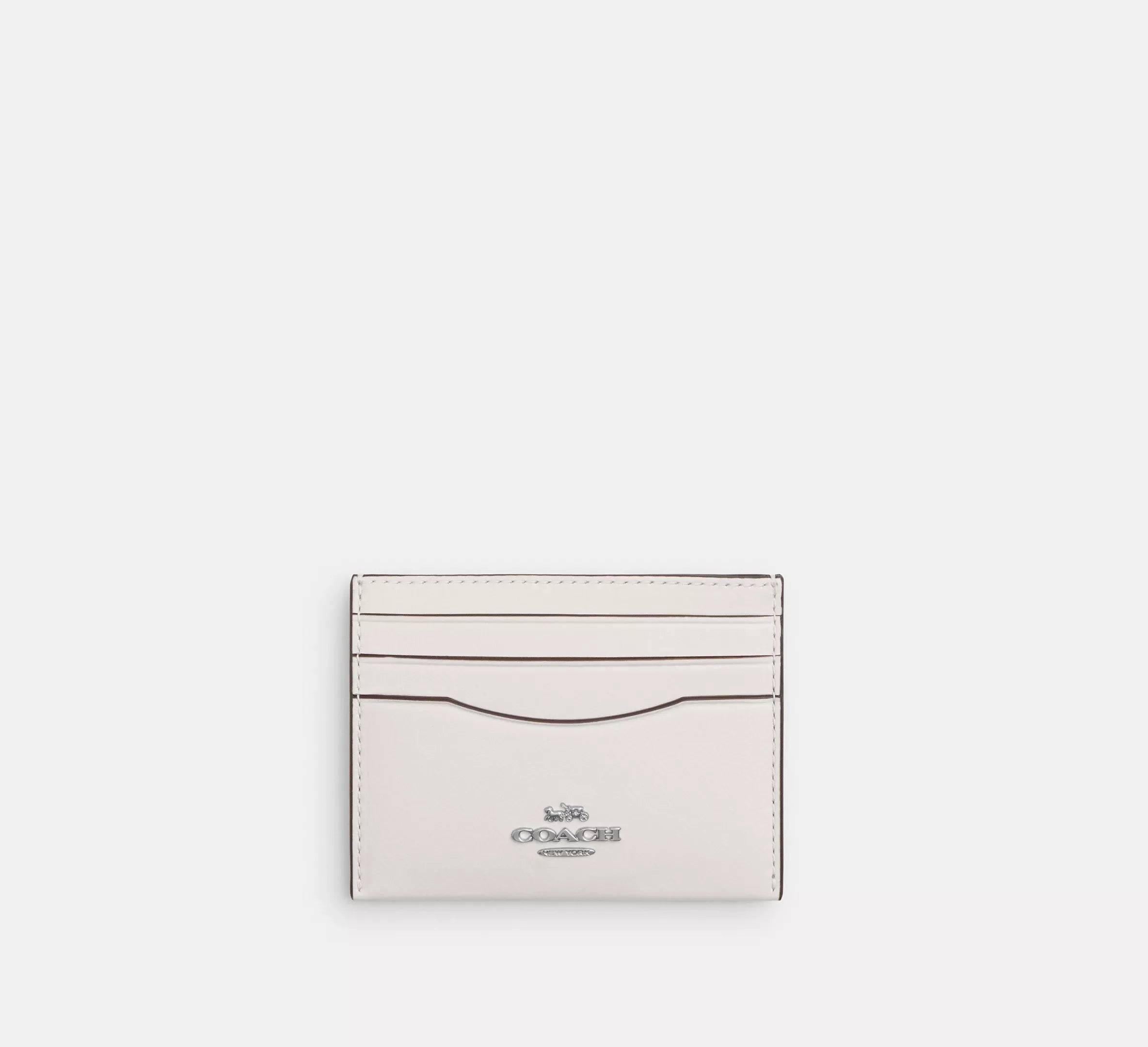 Coach Slim Id Card Case – Silver/Chalk - Sneaker Türkiye