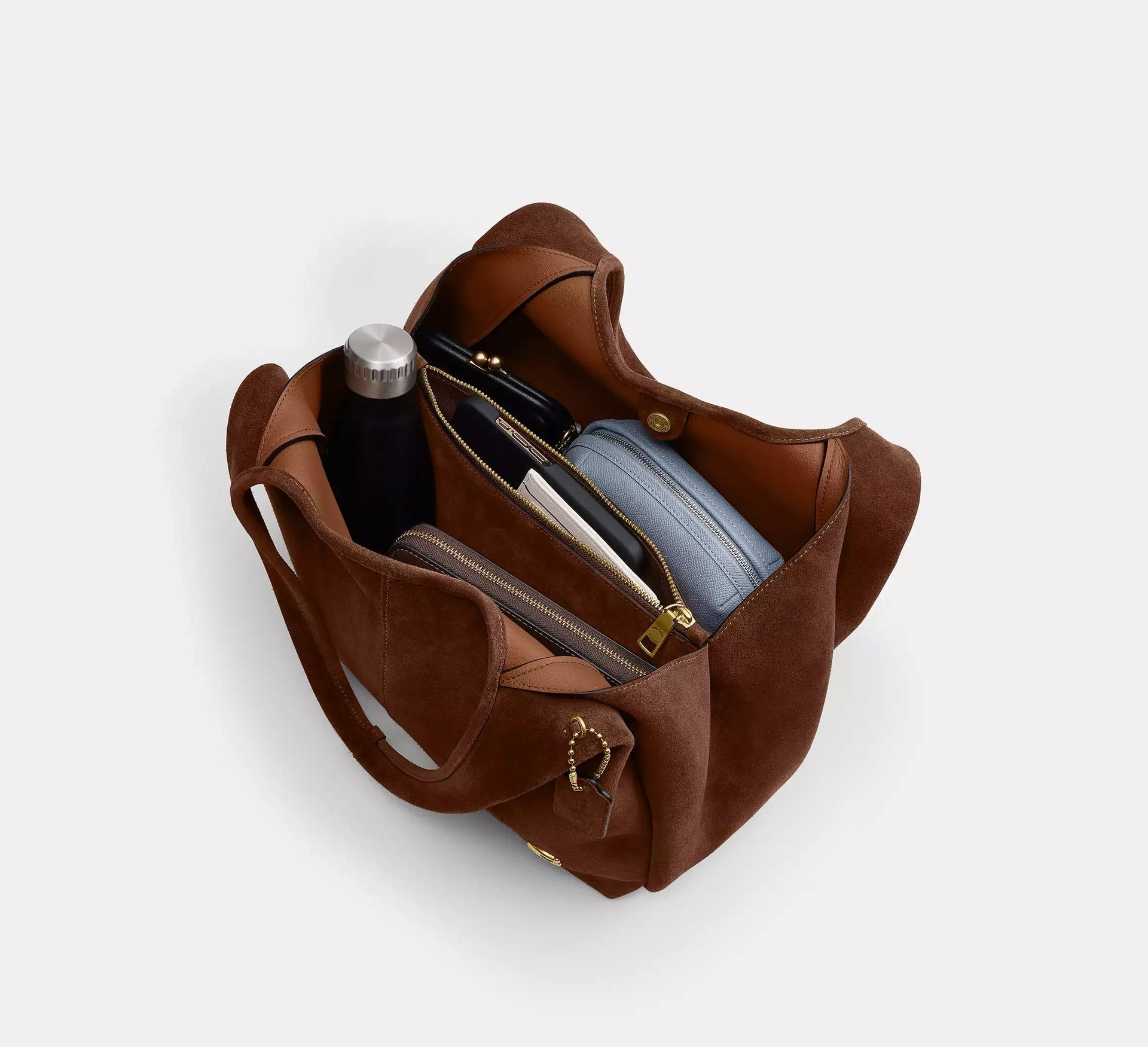 Coach Lana Shoulder Bag – Brass/Warm Brown - Sneaker Türkiye