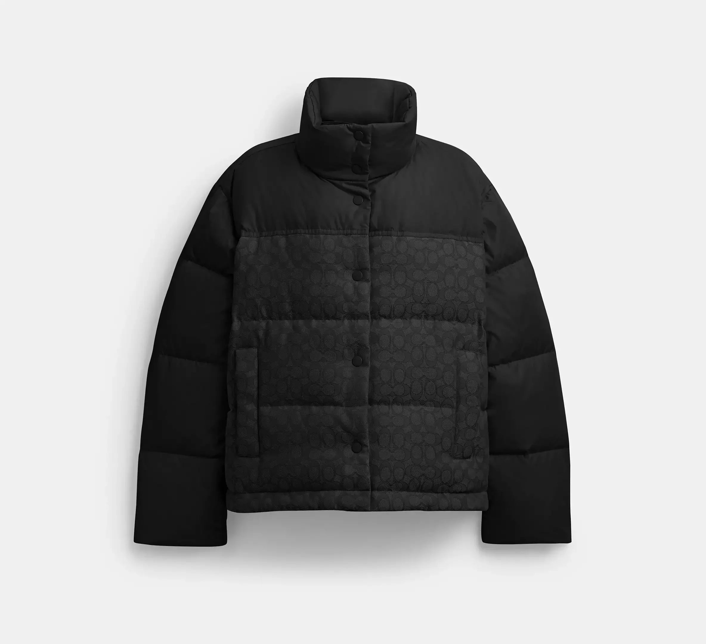 Coach Signature Down Jacket – Black - Sneaker Türkiye
