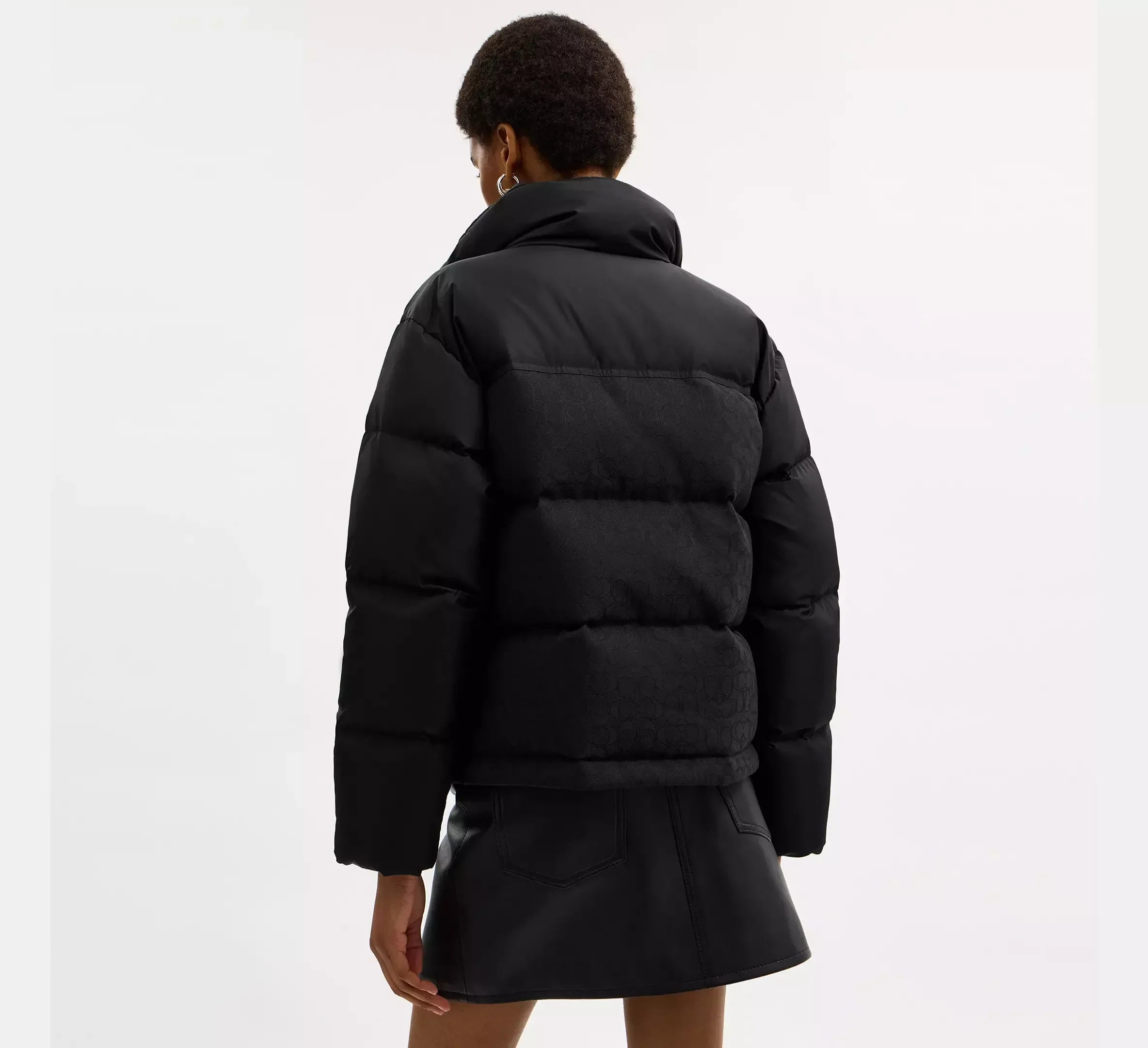 Coach Signature Down Jacket – Black - Sneaker Türkiye