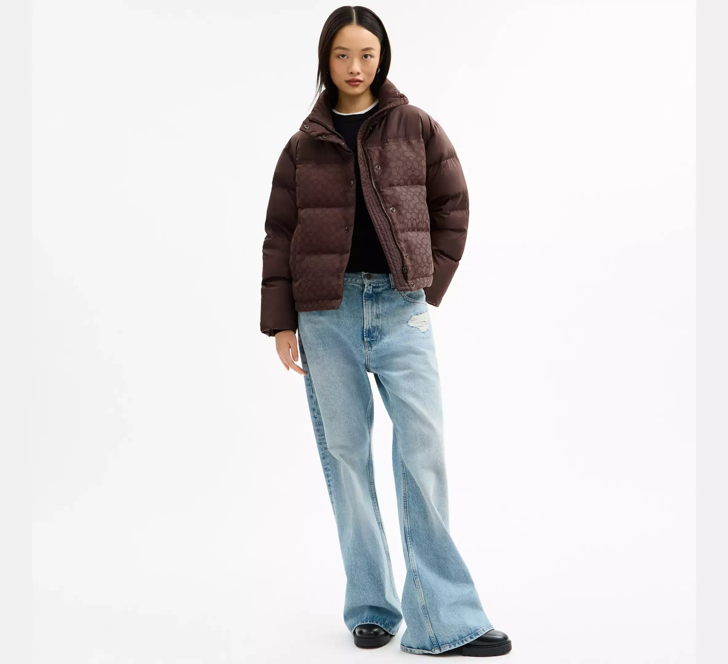 Coach Signature Down Jacket – Maple - Sneaker Türkiye