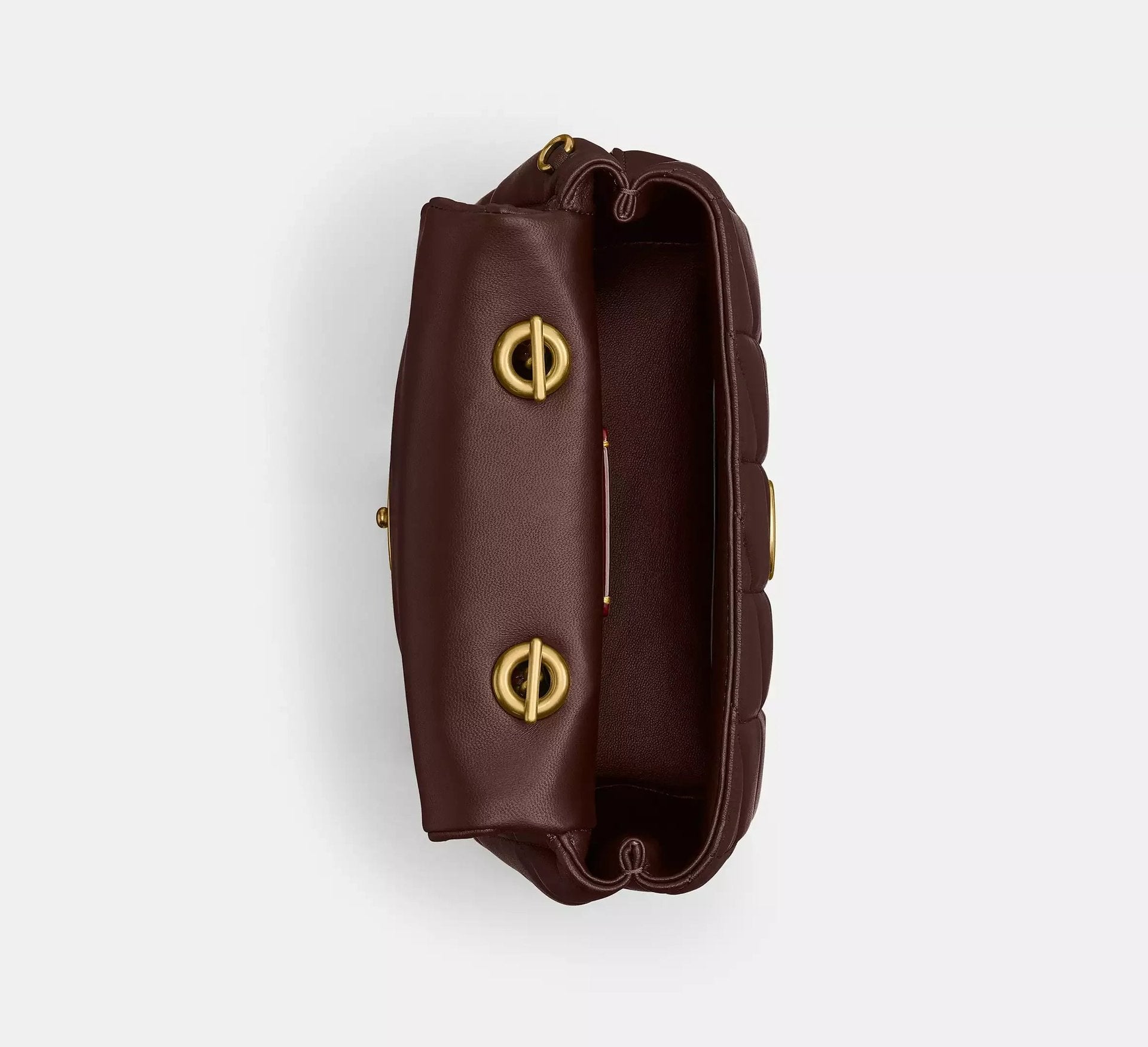 Coach Tabby Top Handle Bag With Quilting – Brass/Maple - Sneaker Türkiye