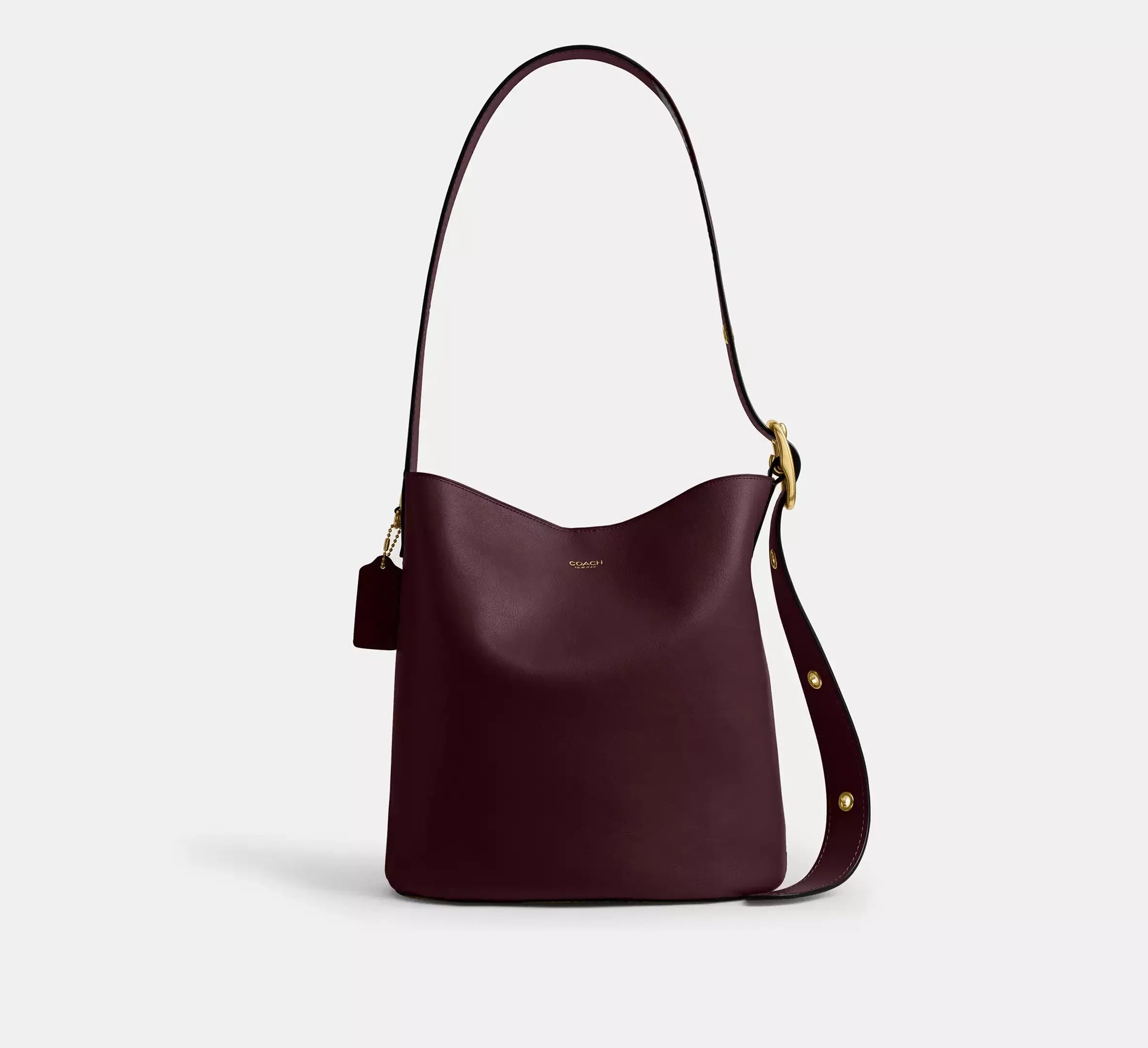 Coach Bleecker Bucket Bag – Brass/Merlot - Sneaker Türkiye