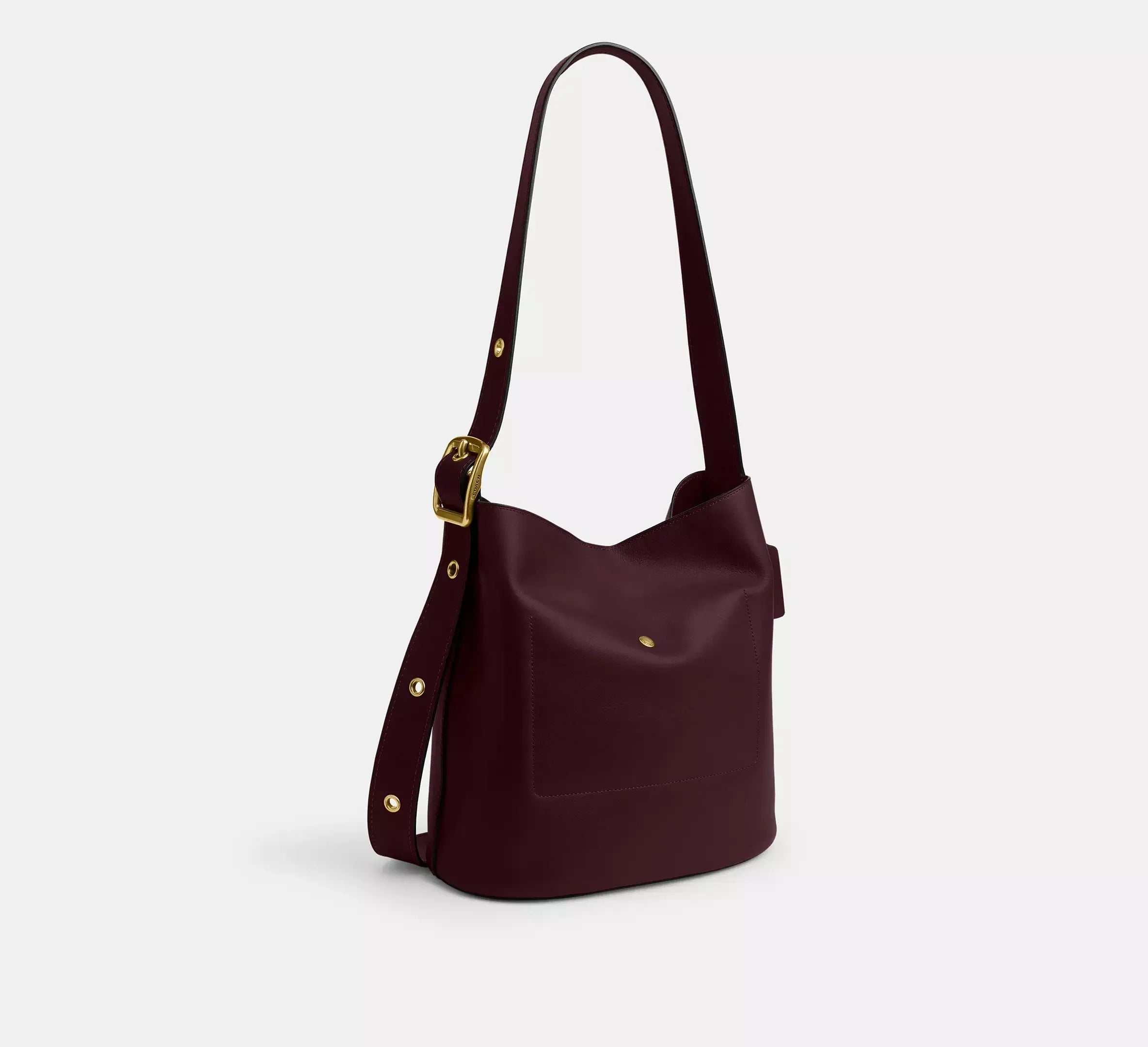 Coach Bleecker Bucket Bag – Brass/Merlot - Sneaker Türkiye