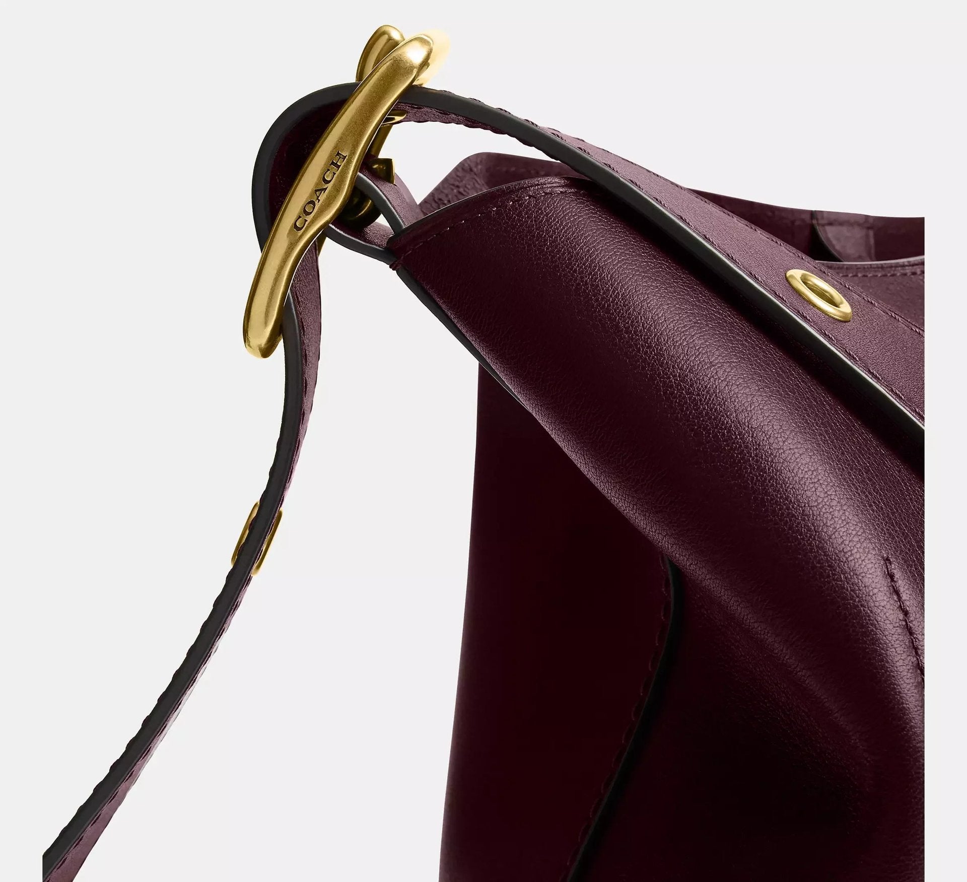Coach Bleecker Bucket Bag – Brass/Merlot - Sneaker Türkiye
